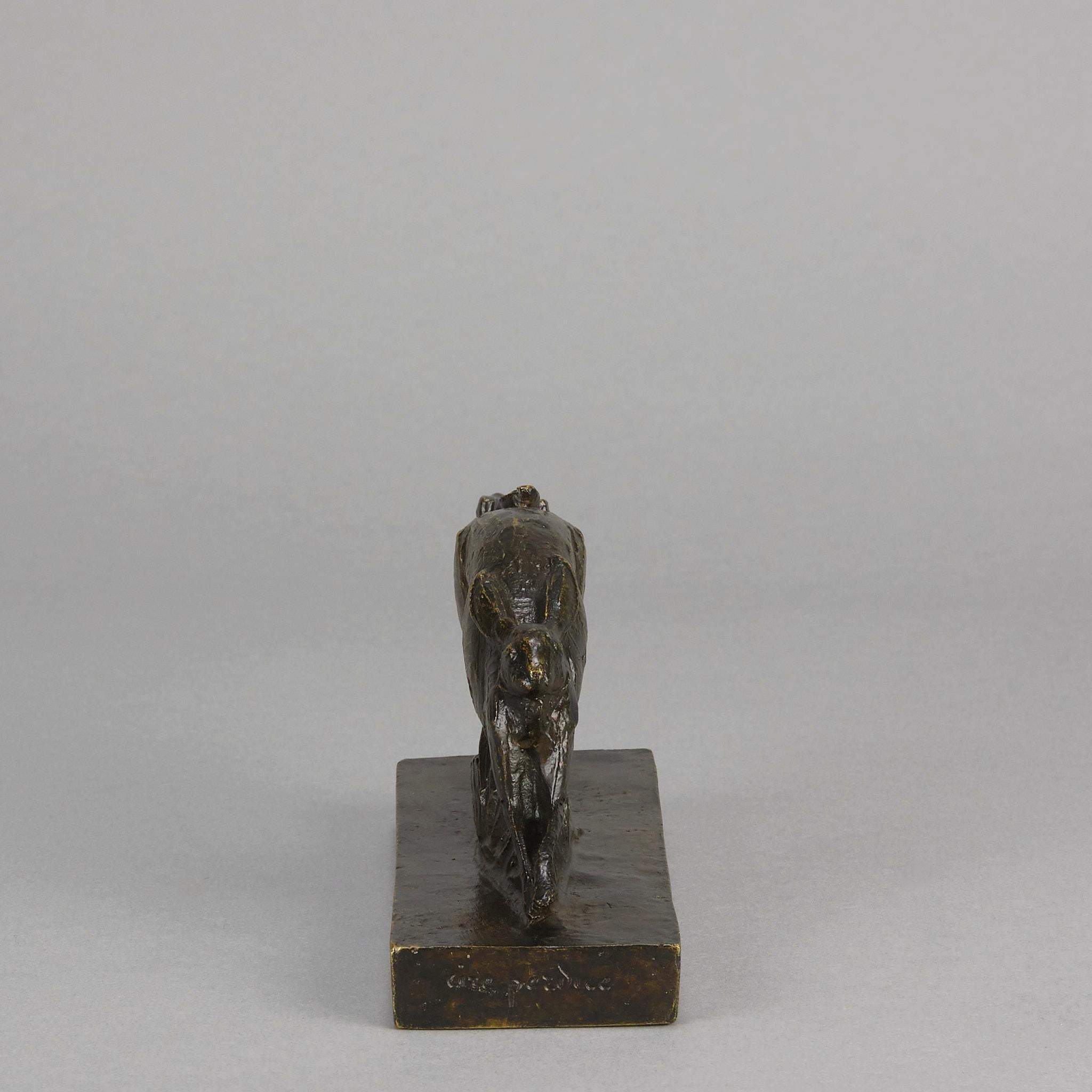 Moulage Étude en bronze Art déco du début du 20e siècle 