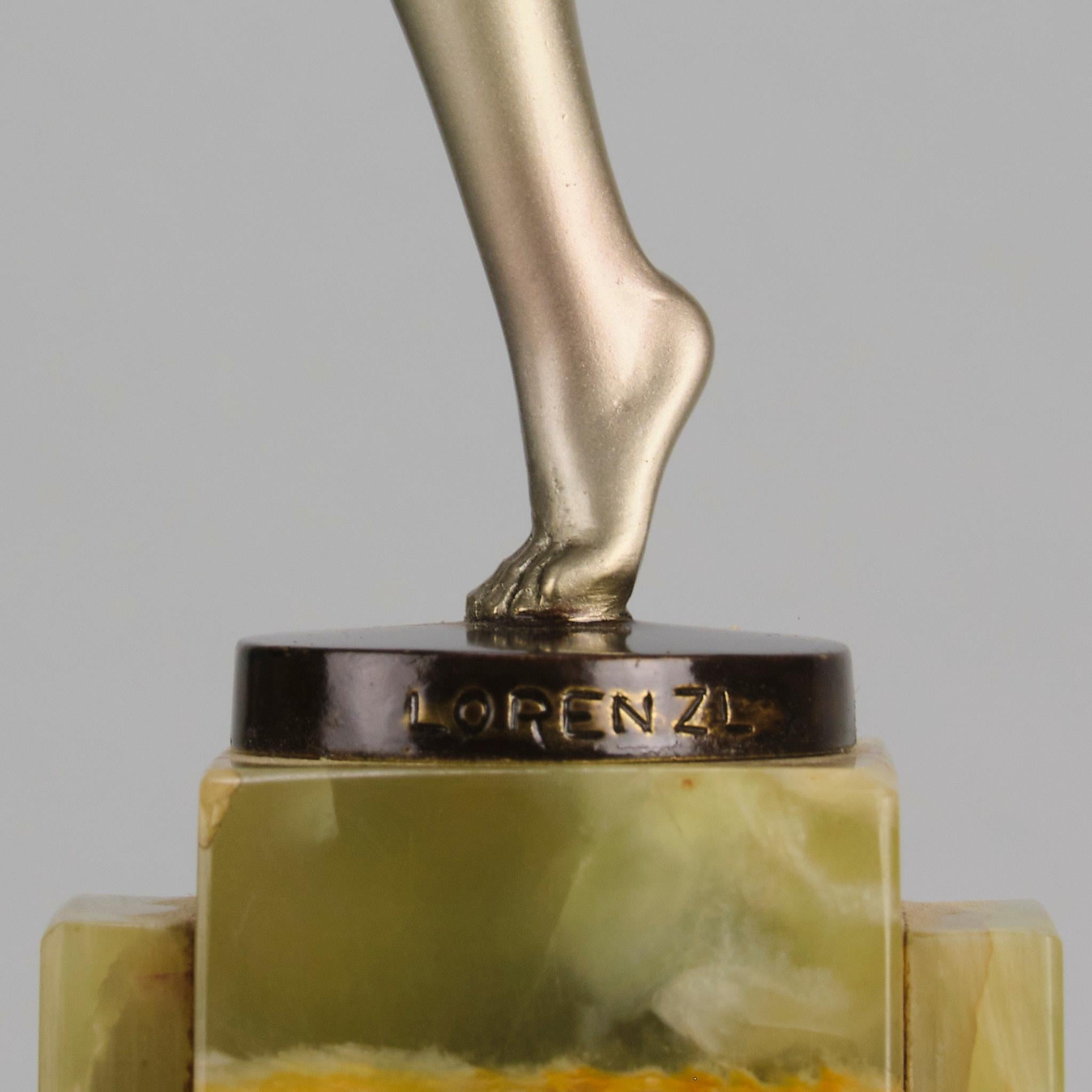 Studio in bronzo Art Deco dei primi del Novecento 