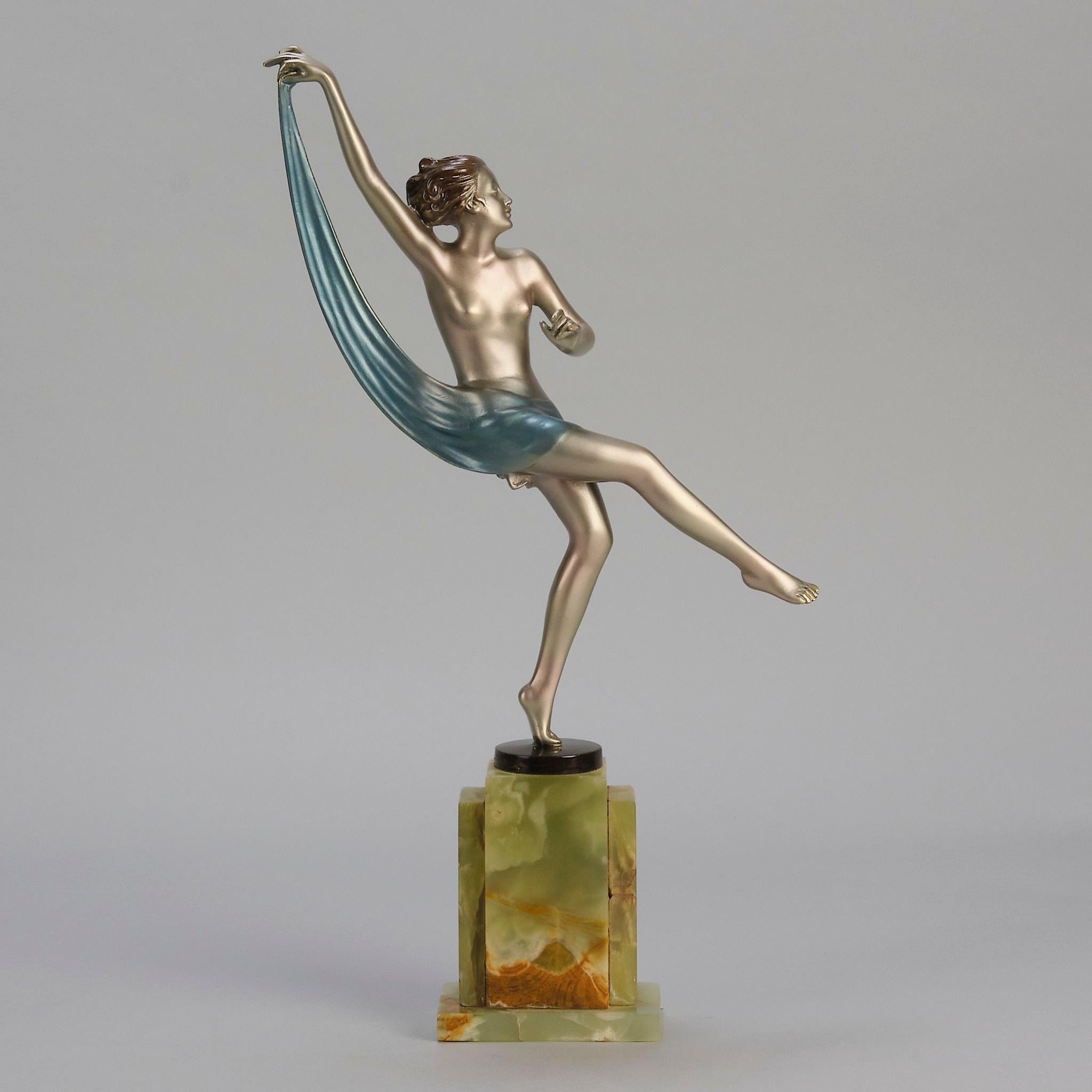 Art Déco Studio in bronzo Art Deco dei primi del Novecento 