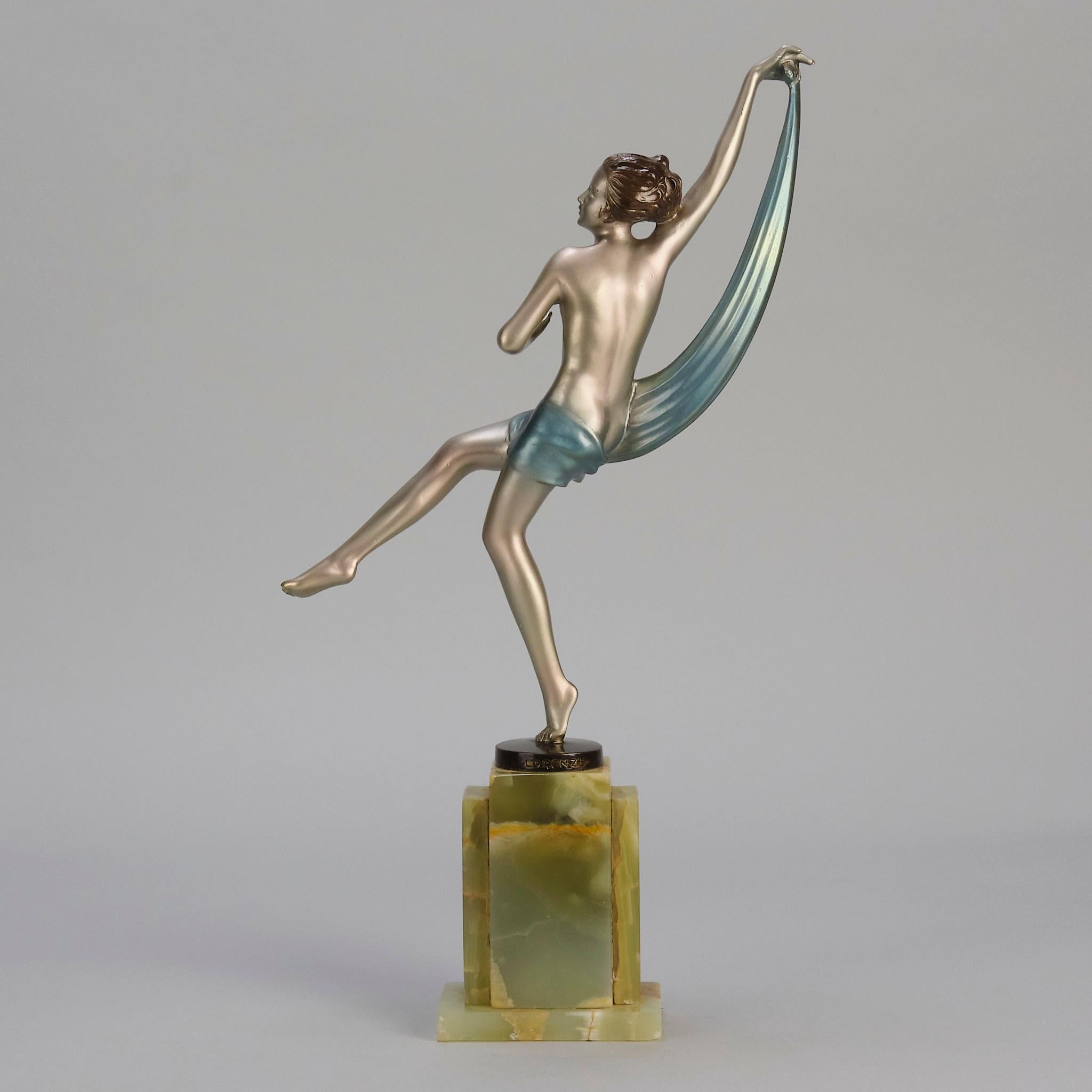 XX secolo Studio in bronzo Art Deco dei primi del Novecento 