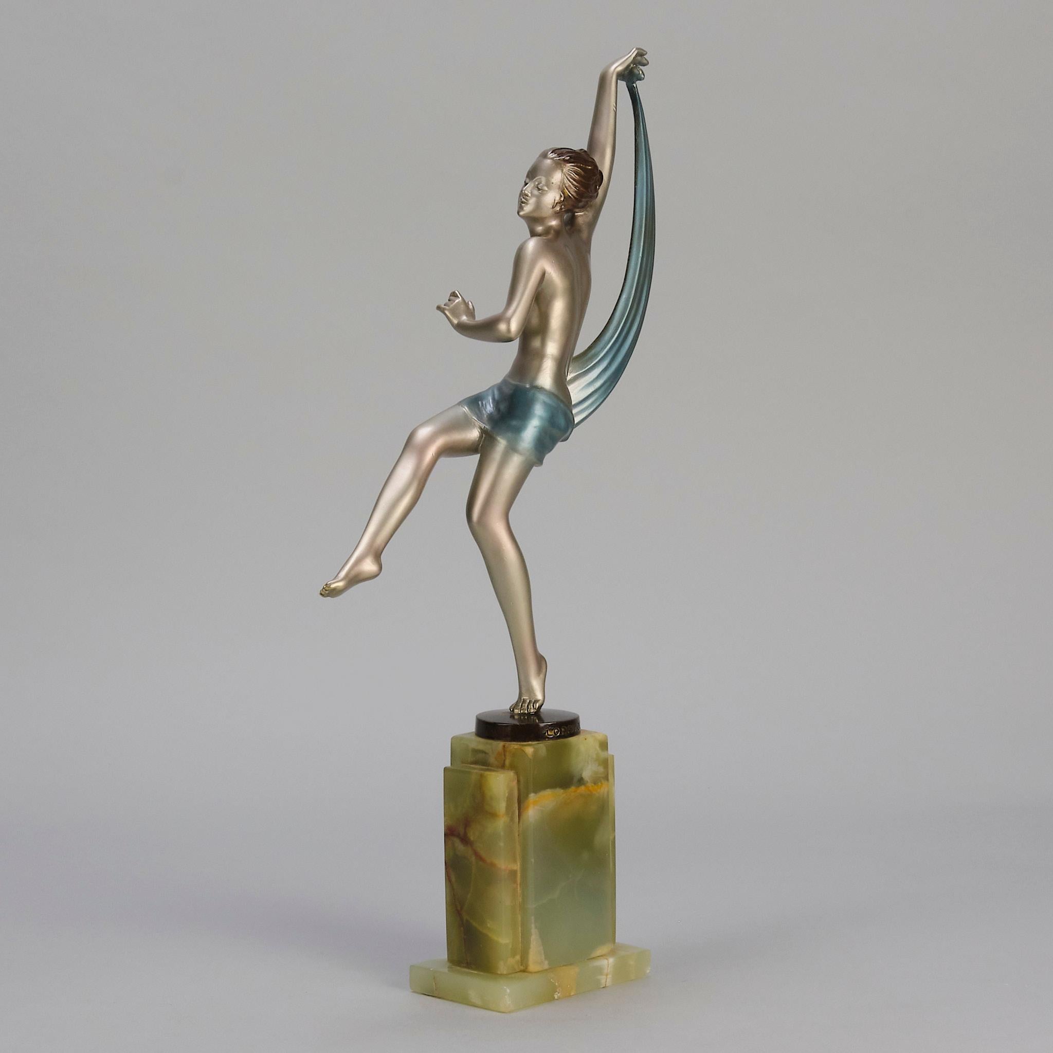 Bronzo Studio in bronzo Art Deco dei primi del Novecento 
