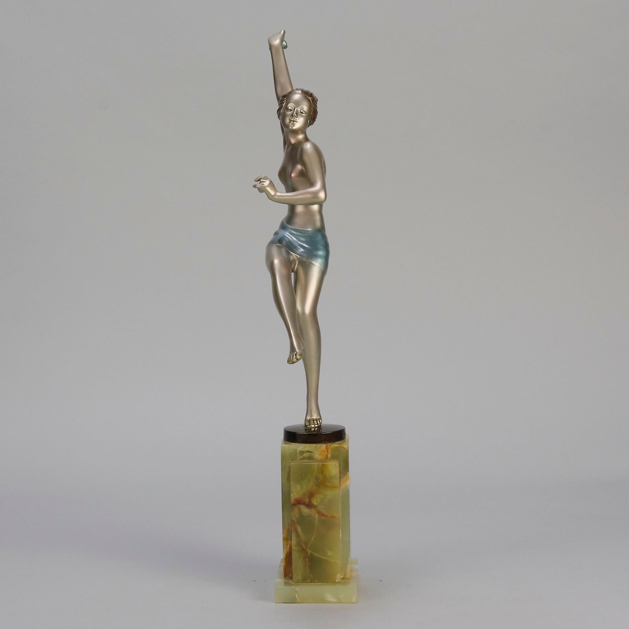 Studio in bronzo Art Deco dei primi del Novecento 