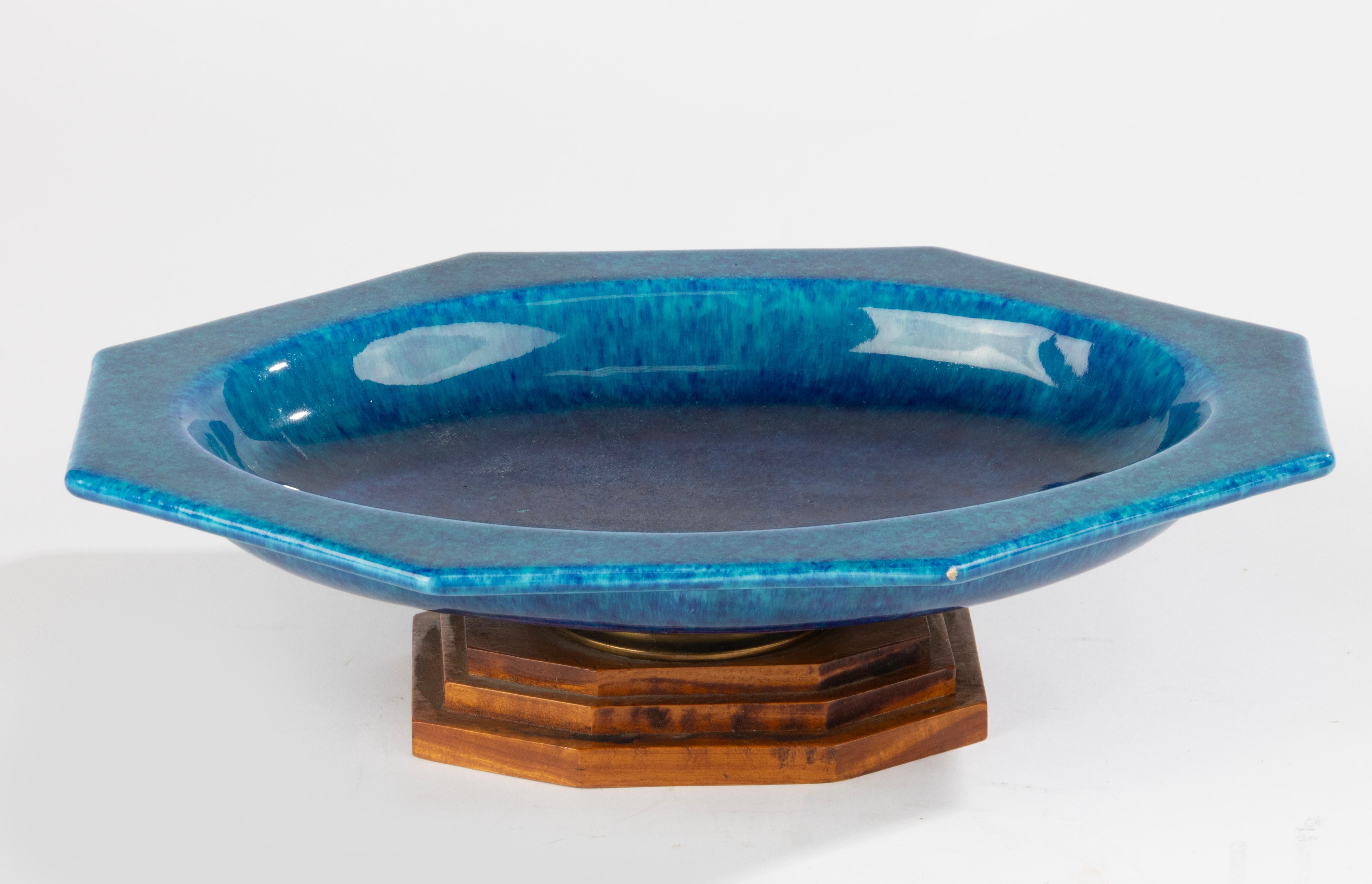 Français Début du 20ème siècle Art Deco Centerpiece Bowl - Sèvres - Paul Milet en vente