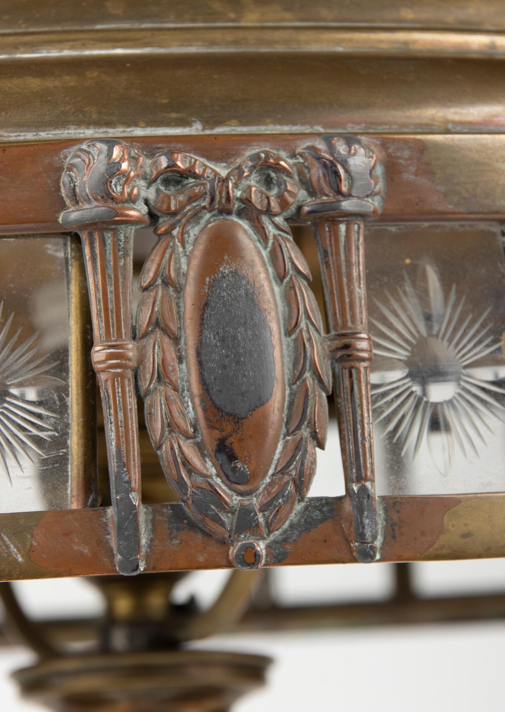 Early 20th Century Art Deco Copper Table / Desk Lamp 9