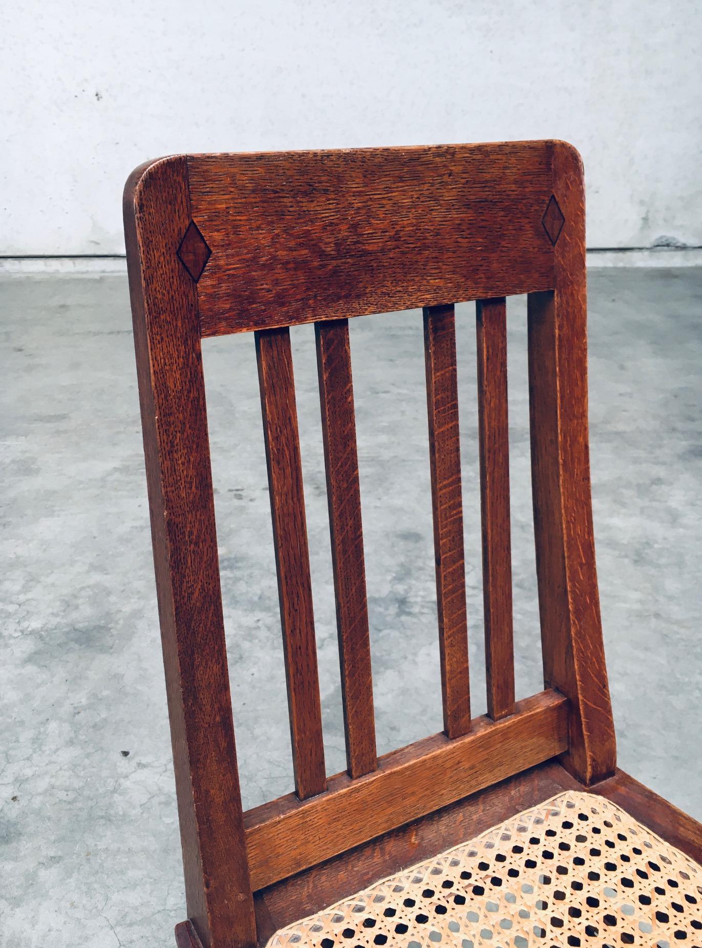 Juego de sillas de comedor de diseño Art Déco de principios del siglo XX en venta 4