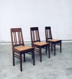 Early 20th Century Art Deco Design Dining Chair set