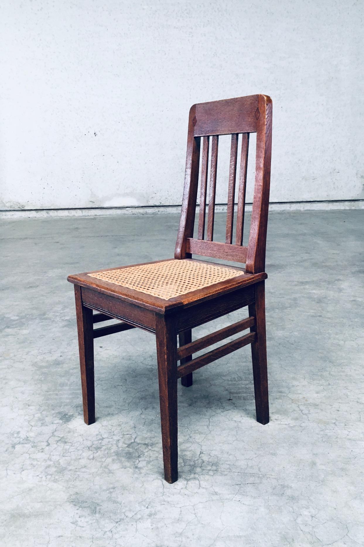 Juego de sillas de comedor de diseño Art Déco de principios del siglo XX en venta 2