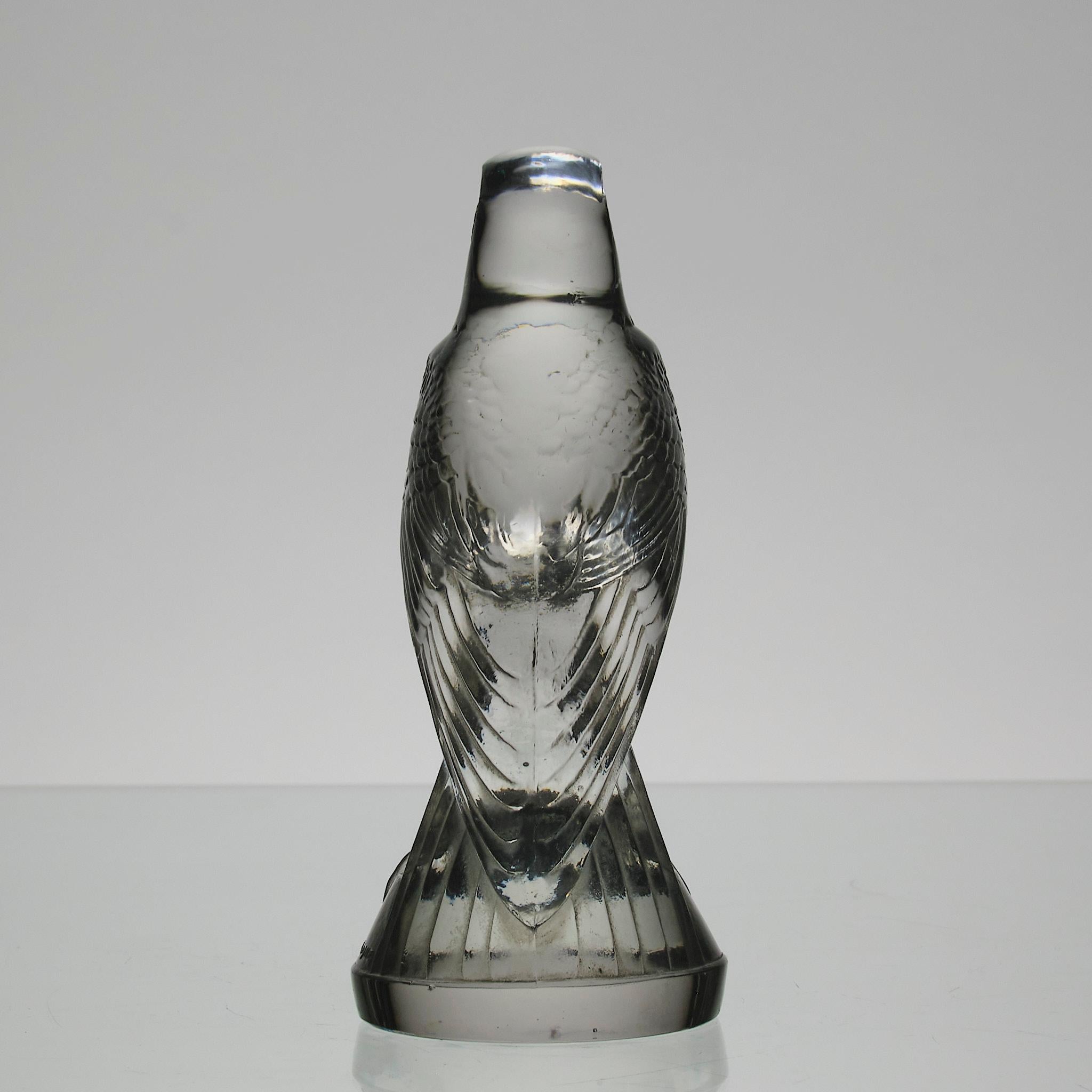 Early 20th Century Art Deco Glass Car Mascot entitled 