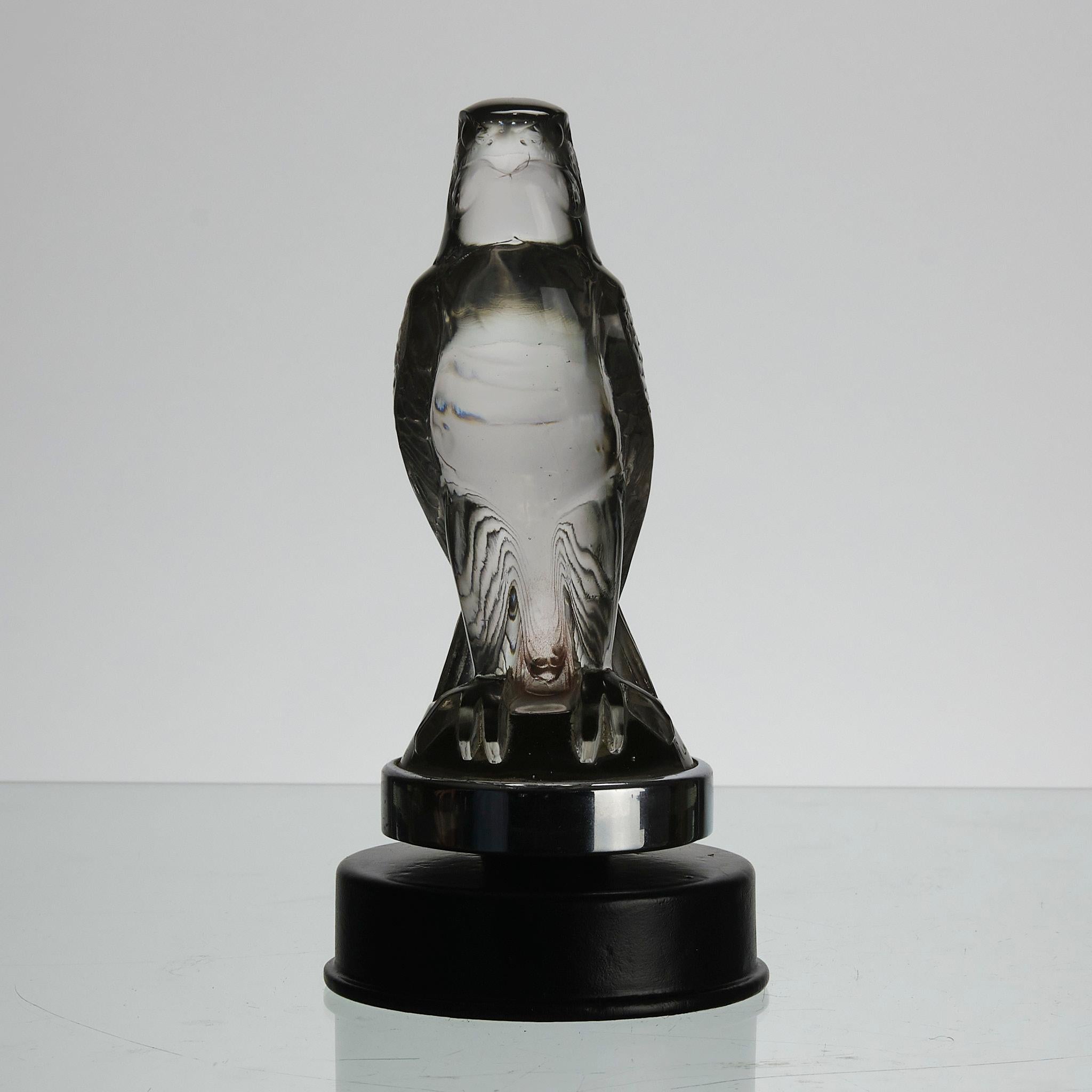 Early 20th Century Art Deco Glass Mascot entitled 