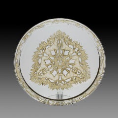 Early 20th Century Art Deco Glass Plate entitled "Chasse Chiens" by René Lalique