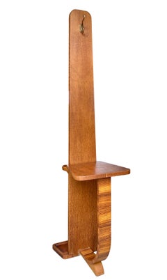 Early 20th Century Art Deco Hall Stand & Table