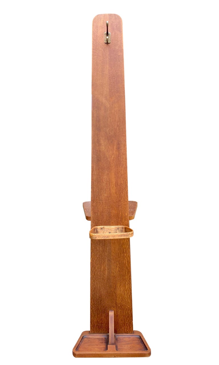 Early 20th Century Art Deco Hall Stand and Table For Sale at 1stDibs