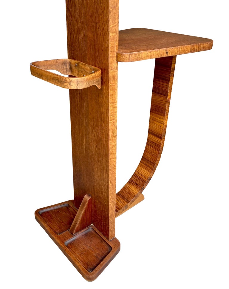 Early 20th Century Art Deco Hall Stand and Table For Sale at 1stDibs
