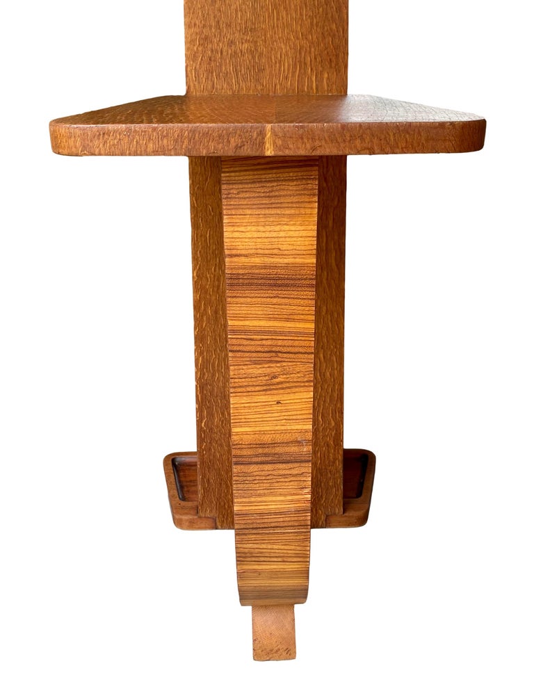 Early 20th Century Art Deco Hall Stand and Table For Sale at 1stDibs