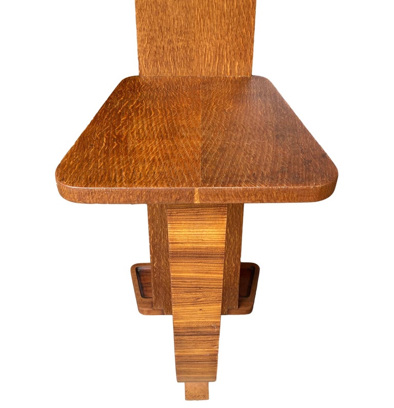 Early 20th Century Art Deco Hall Stand and Table For Sale at 1stDibs