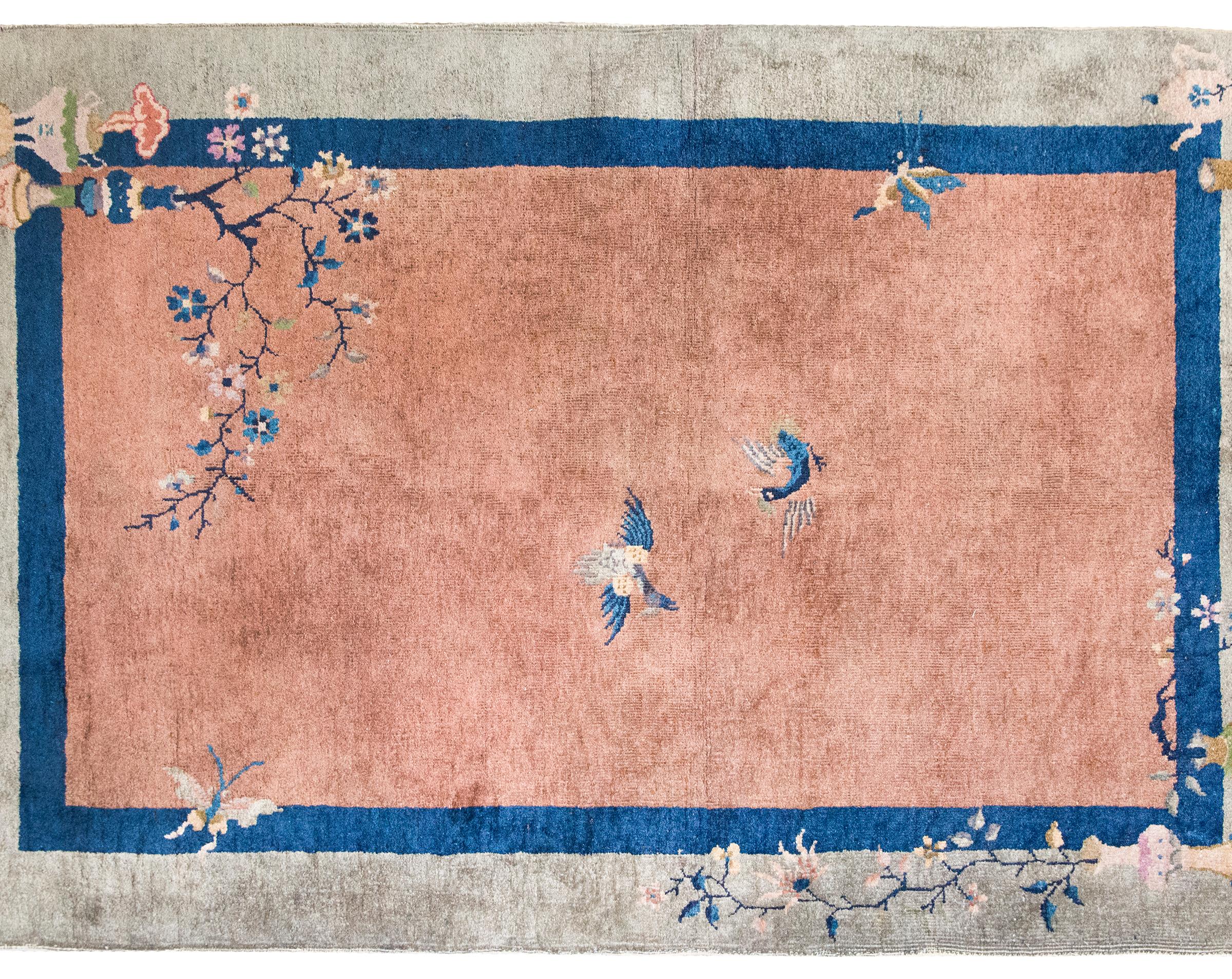 Alfombra Art Decó de principios del siglo XX Chino en venta