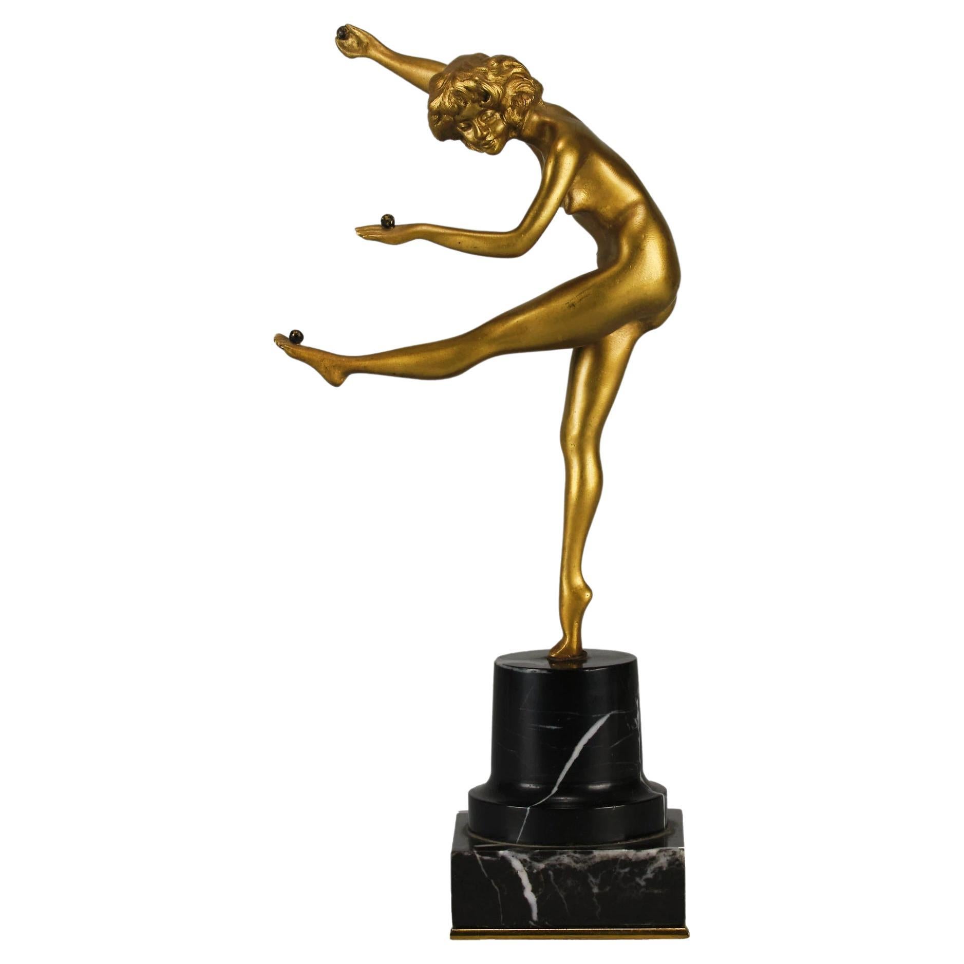 Early 20th Century French Art Deco Sculpture by Marcel Bouraine at 1stDibs
