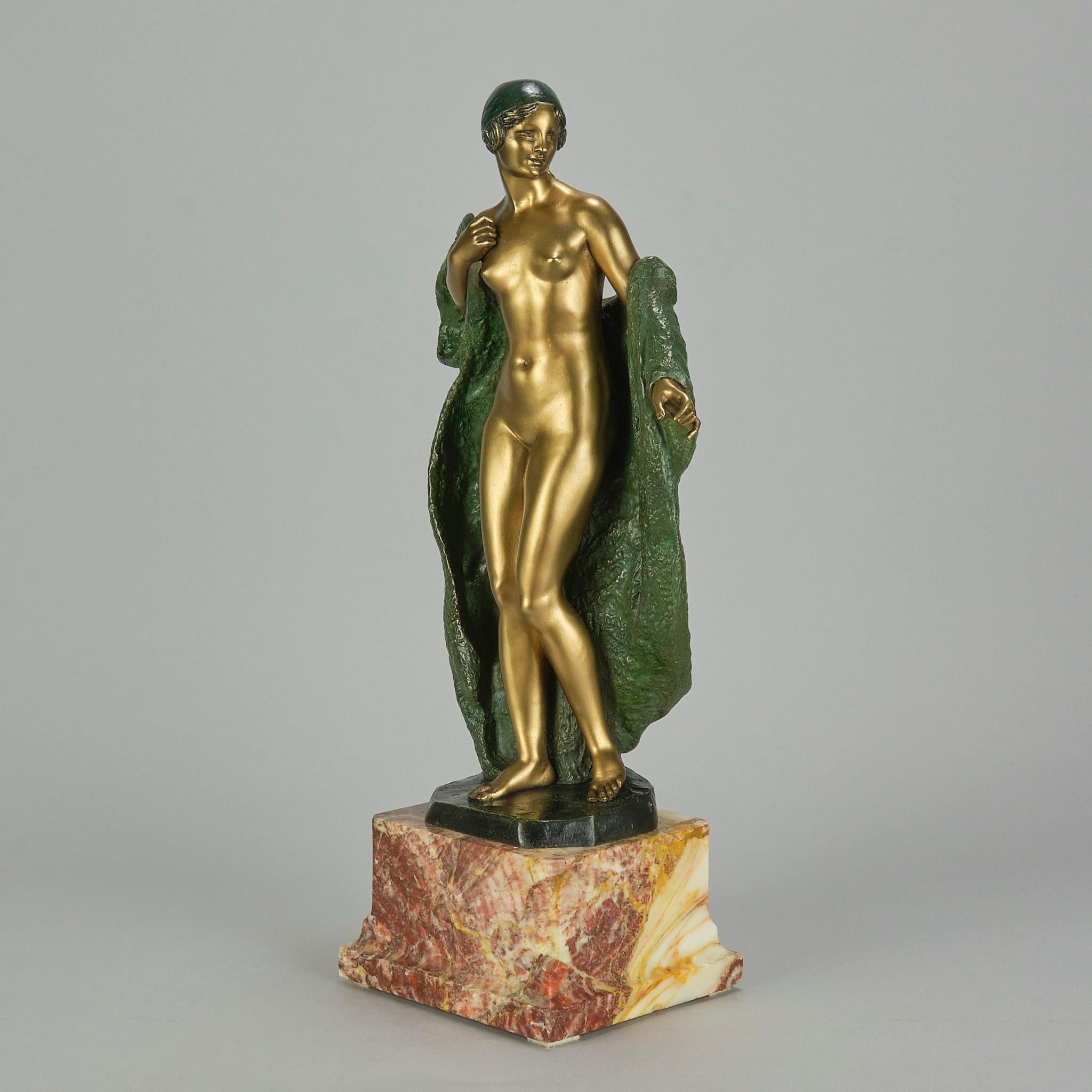 Art-Déco-Skulptur des frühen 20. Jahrhunderts mit dem Titel 