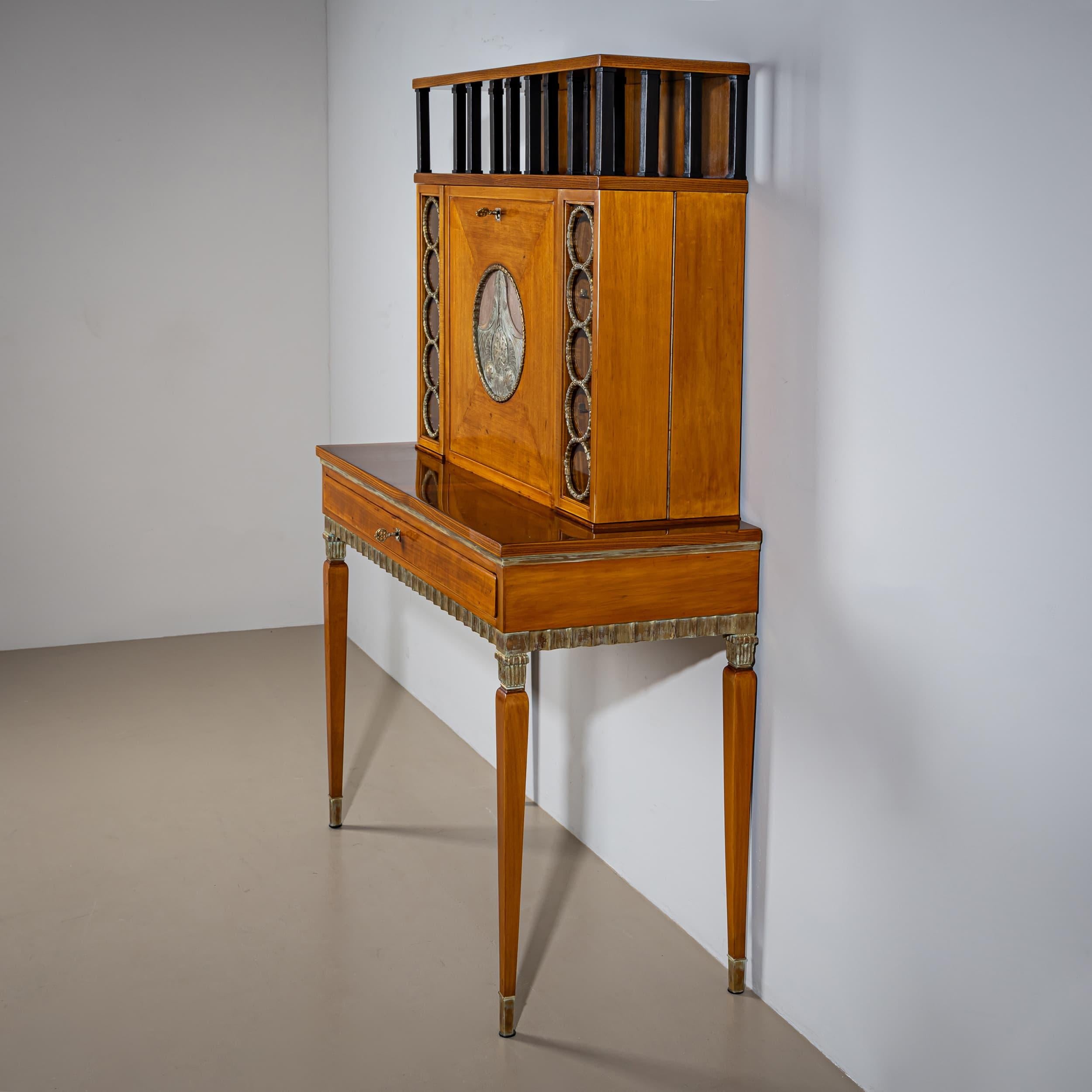 Early-20th Century Art Deco Secretaire, likely Scandinavian For Sale 6