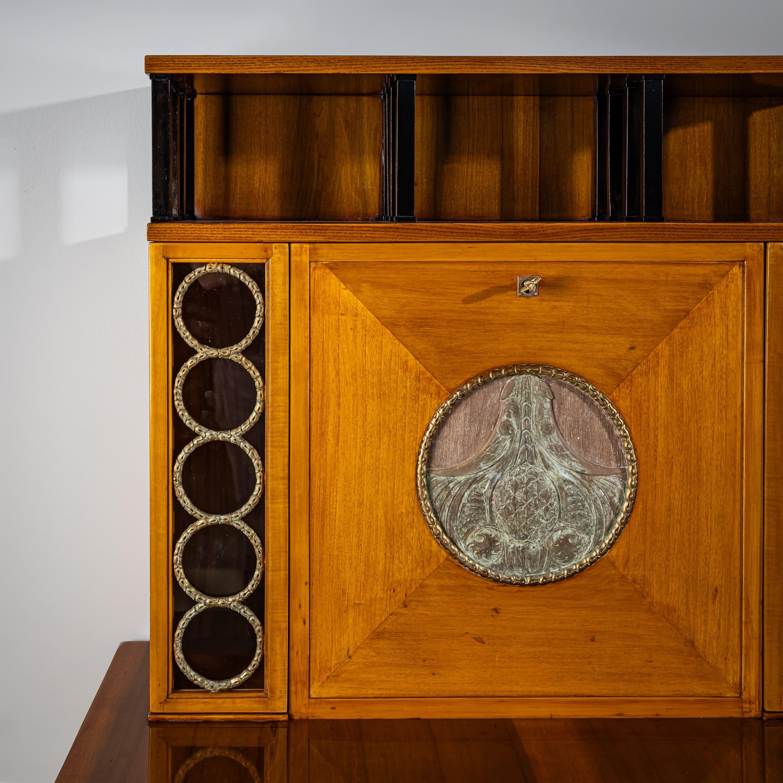 Early-20th Century Art Deco Secretaire, likely Scandinavian For Sale 5