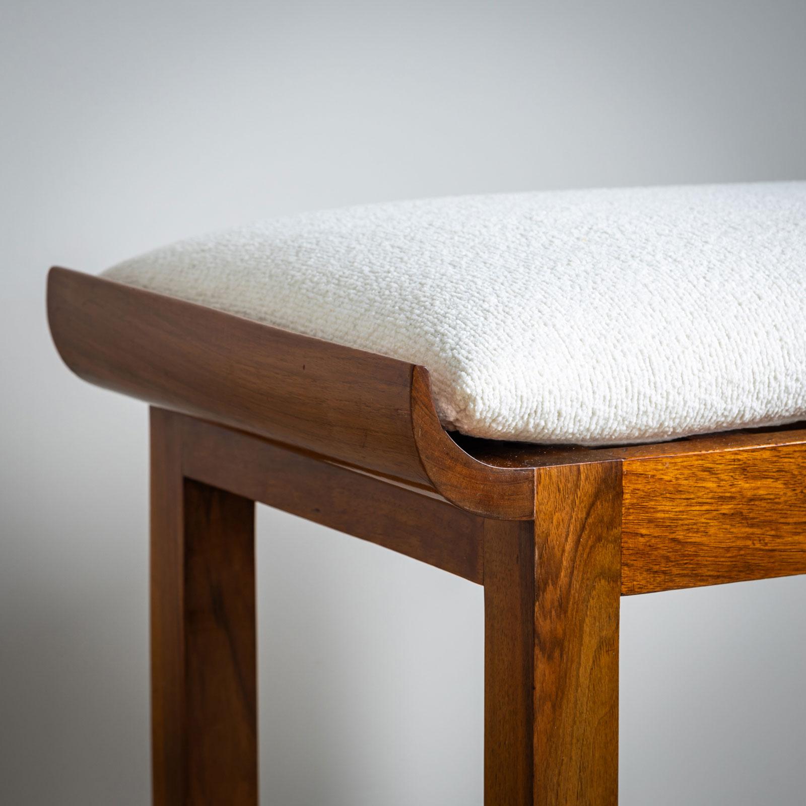 Early 20th Century Art Deco Stool, France For Sale 2
