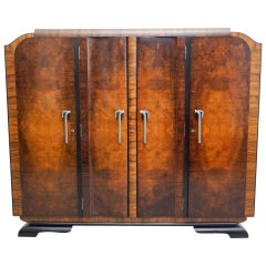 Early 20th Century Art Deco Woden Wardrobe