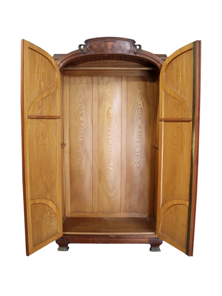 Early 20th Century Art Nouveau Armoire at 1stDibs
