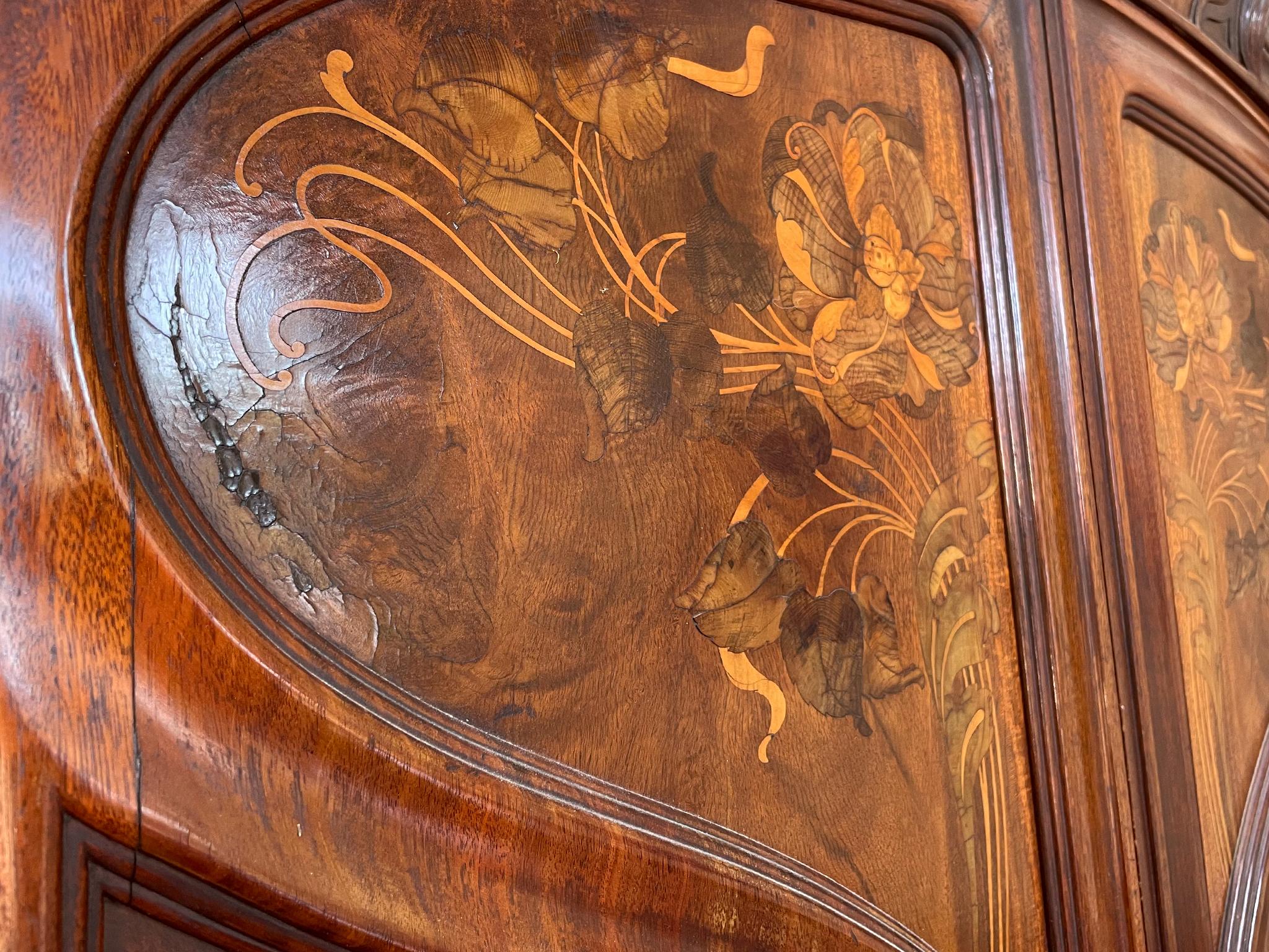 art nouveau wardrobe