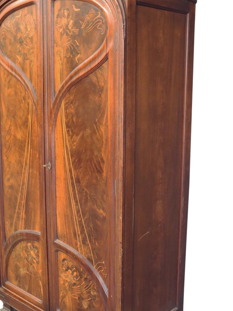 Early 20th Century Art Nouveau Armoire at 1stDibs