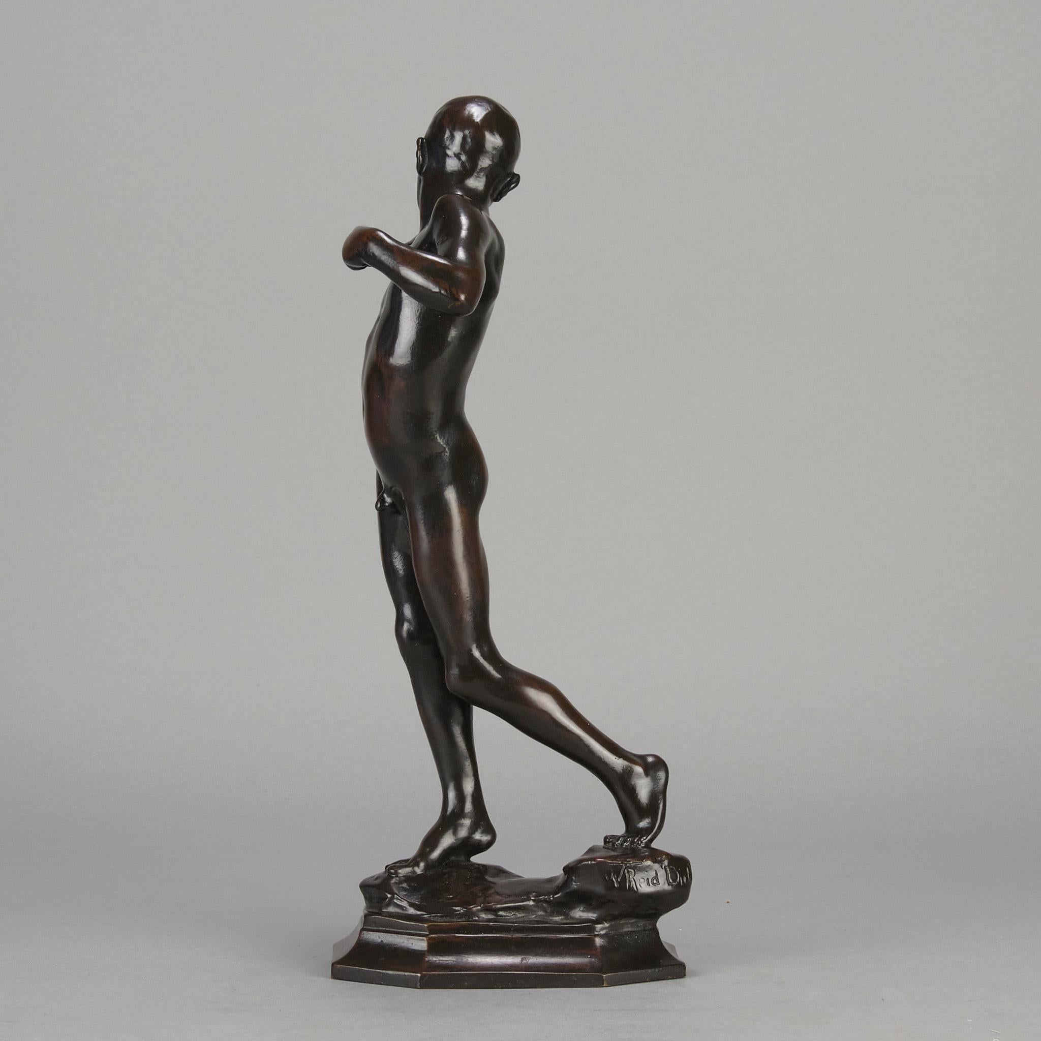 Early 20th Century Art Nouveau Bronze entitled 