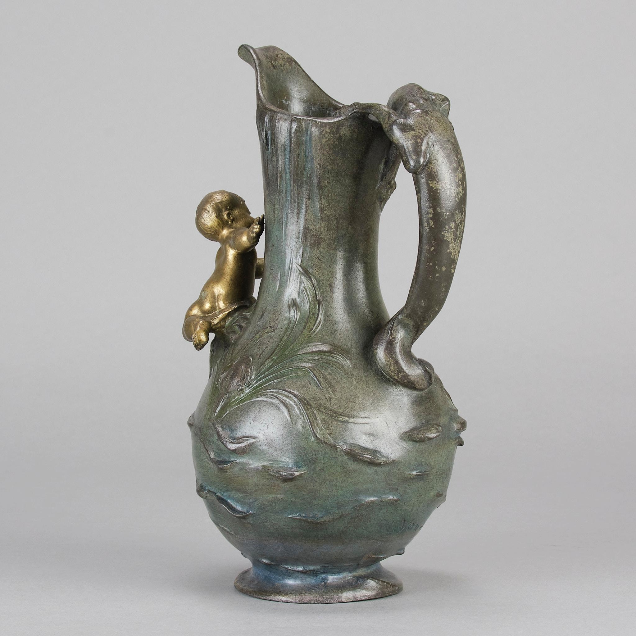 Early 20th Century Art Nouveau Bronze 