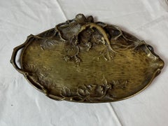 Early 20th century Art Nouveau Bronze Vide-poche, 1910s