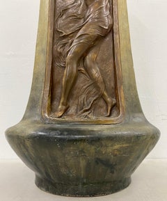 Early 20th Century Art Nouveau Ceramic Vase, C.1910