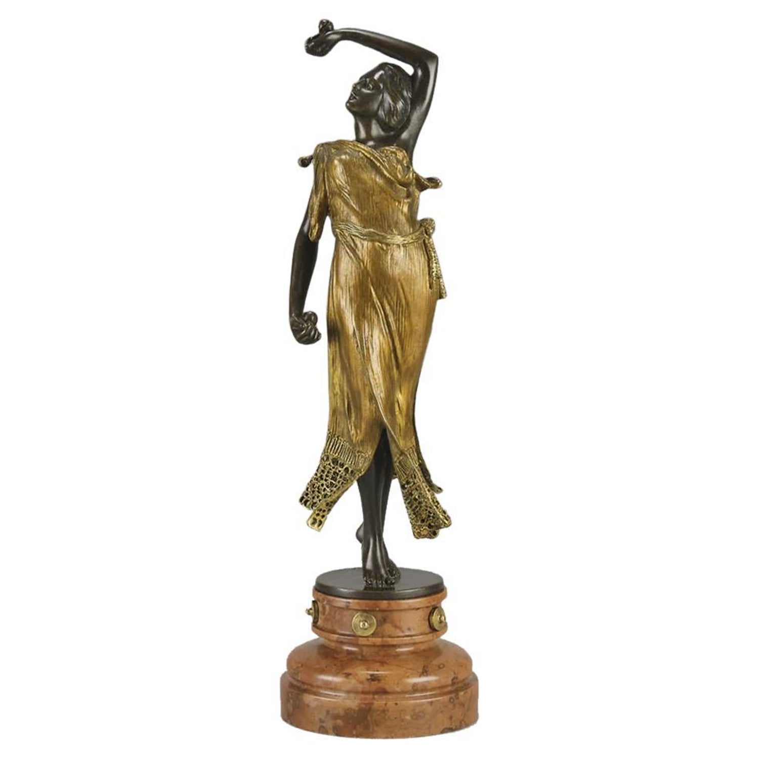 Early 20th Century Art Nouveau Bronze Entitled "La Jeuneuse" by Antonin  Carlès For Sale at 1stDibs