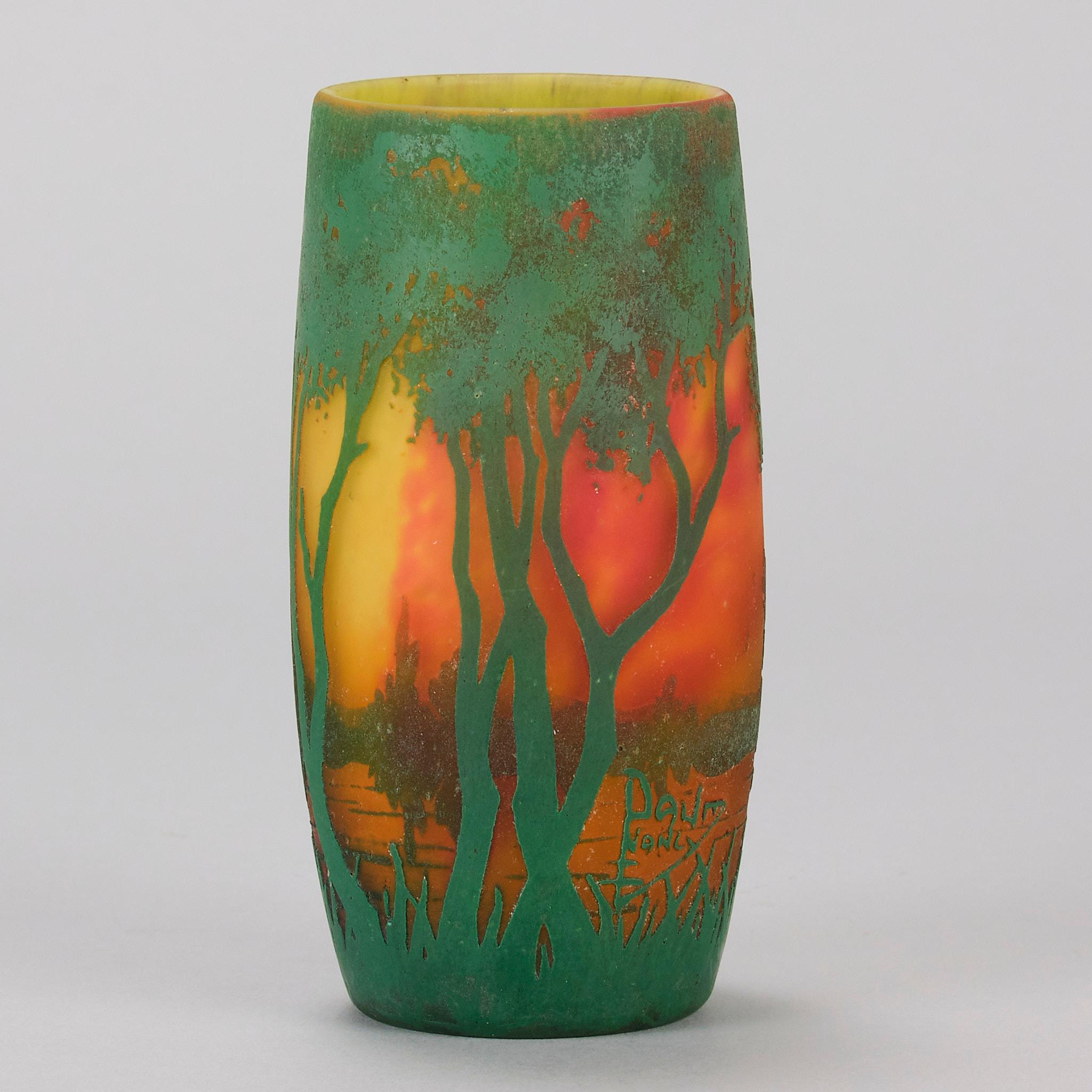 French Early 20th Century Art Nouveau Glass 