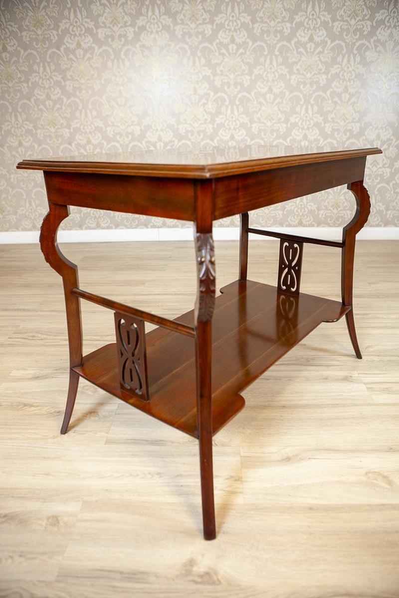 Mahogany Coffee Table in the Art Nouveau Style, Early 20th Century For Sale 1