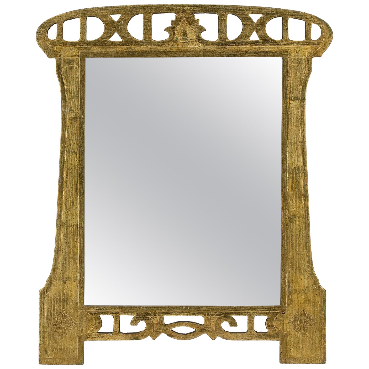 Early 20th Century Art Nouveau Mirror For Sale