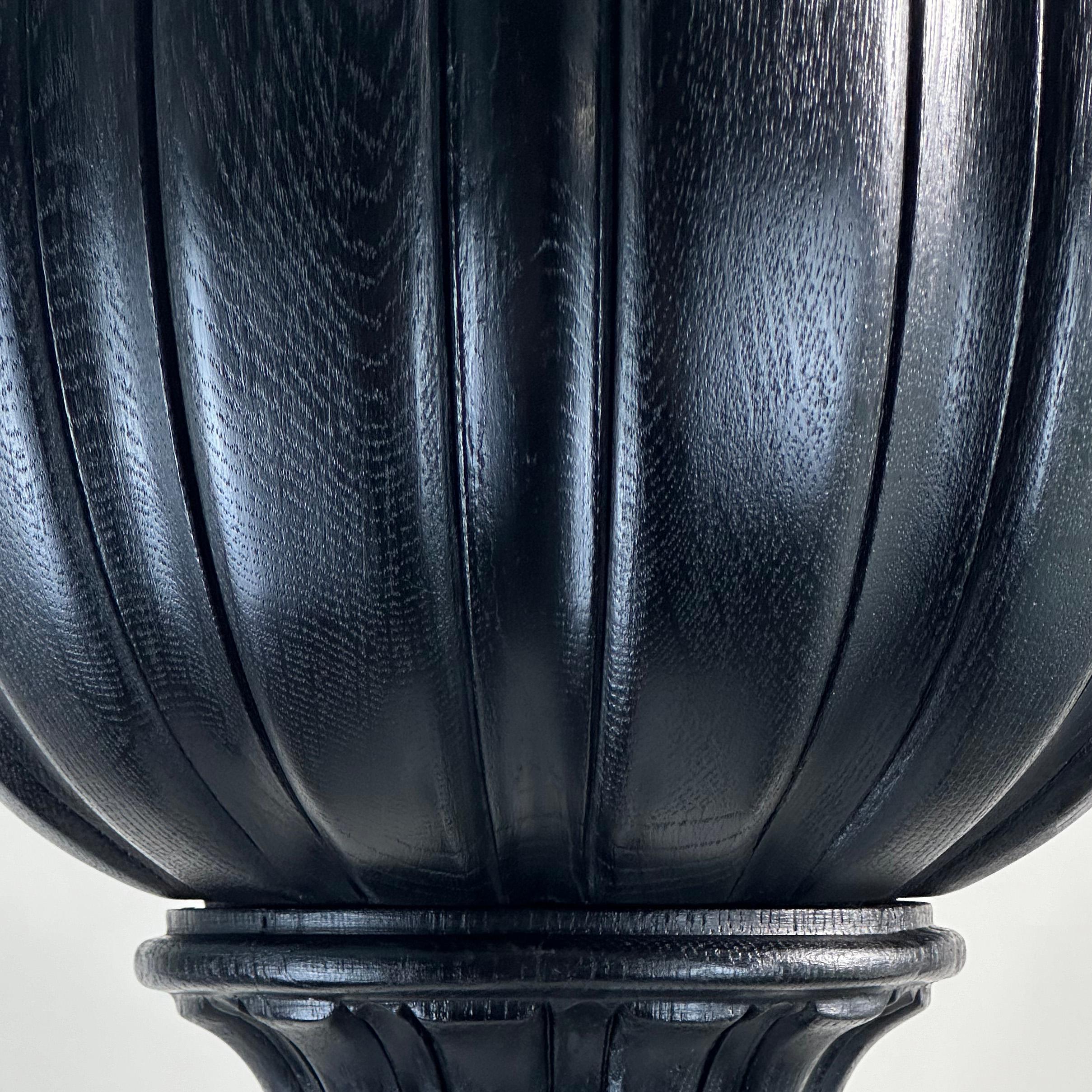 Torchiere-Stehlampe, schwarze Eiche, spätviktorianisch im Zustand „Gut“ im Angebot in Glasgow, GB