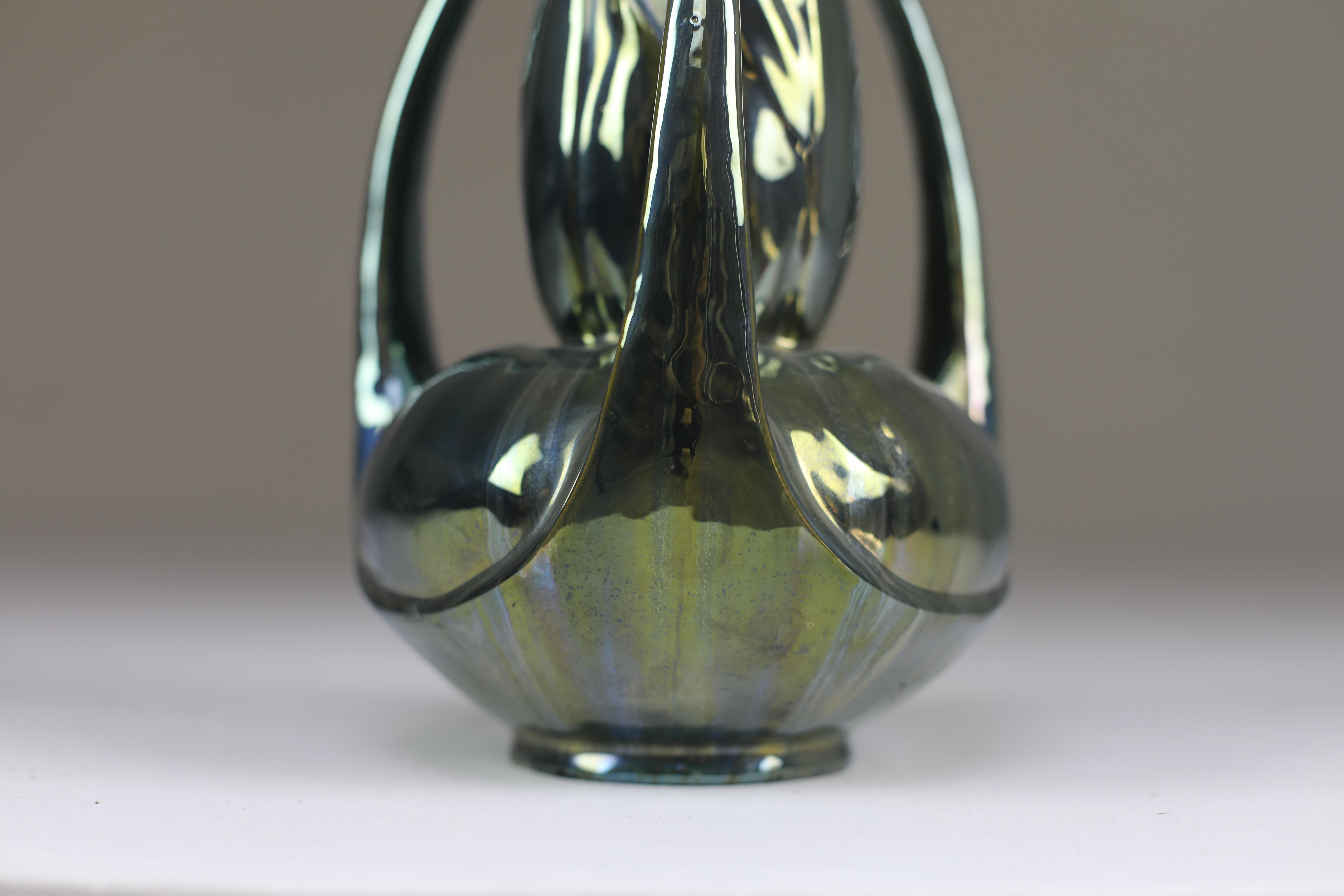 Early 20th Century Art Nouveau Vase by Alphonse Cytère, 1910 For Sale 3