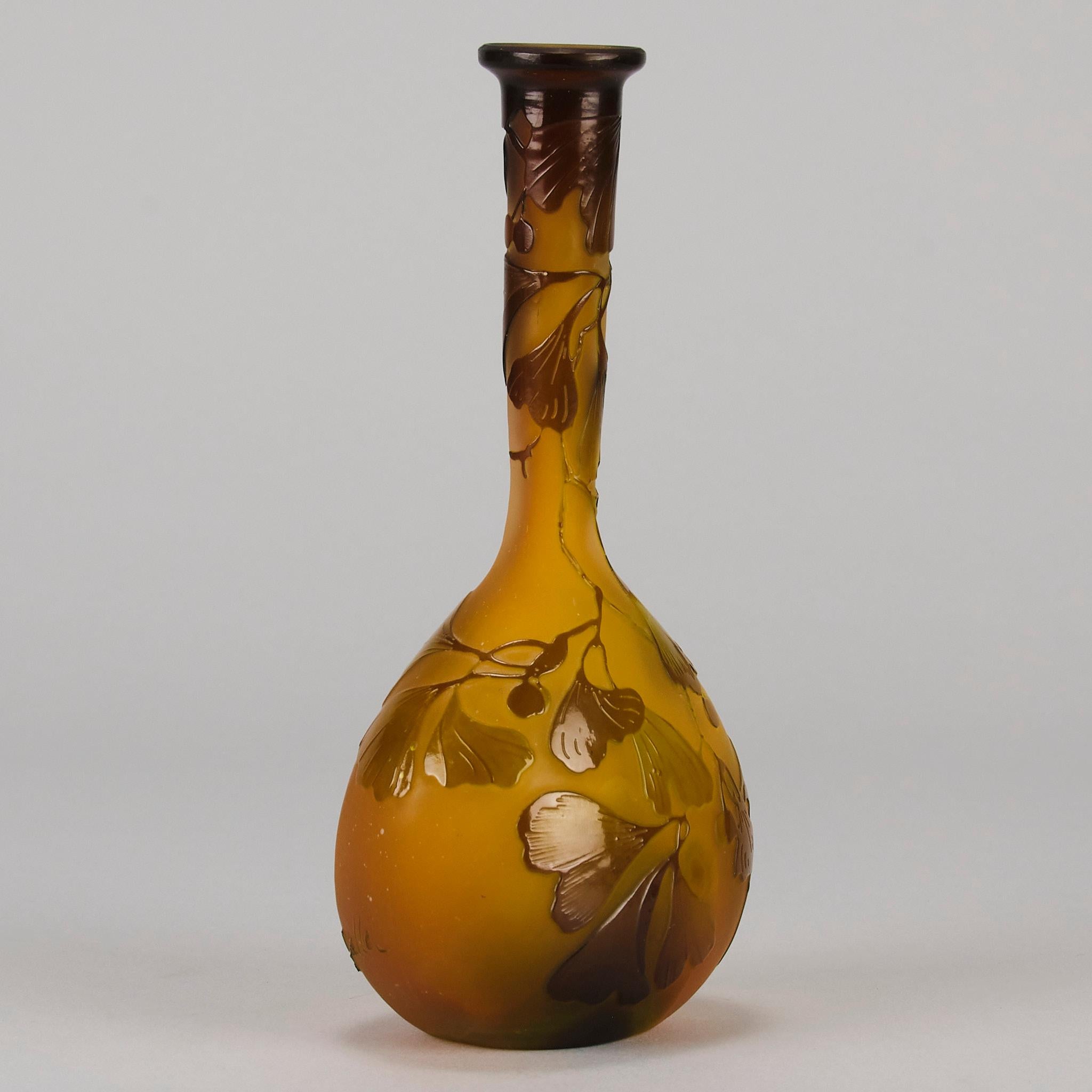 Molded Early 20th Century Art Nouveau Vase entitled 