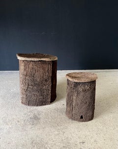 Handgefertigtes Beistelltisch-Set aus Kork aus dem frühen 20. Jahrhundert, Portugal