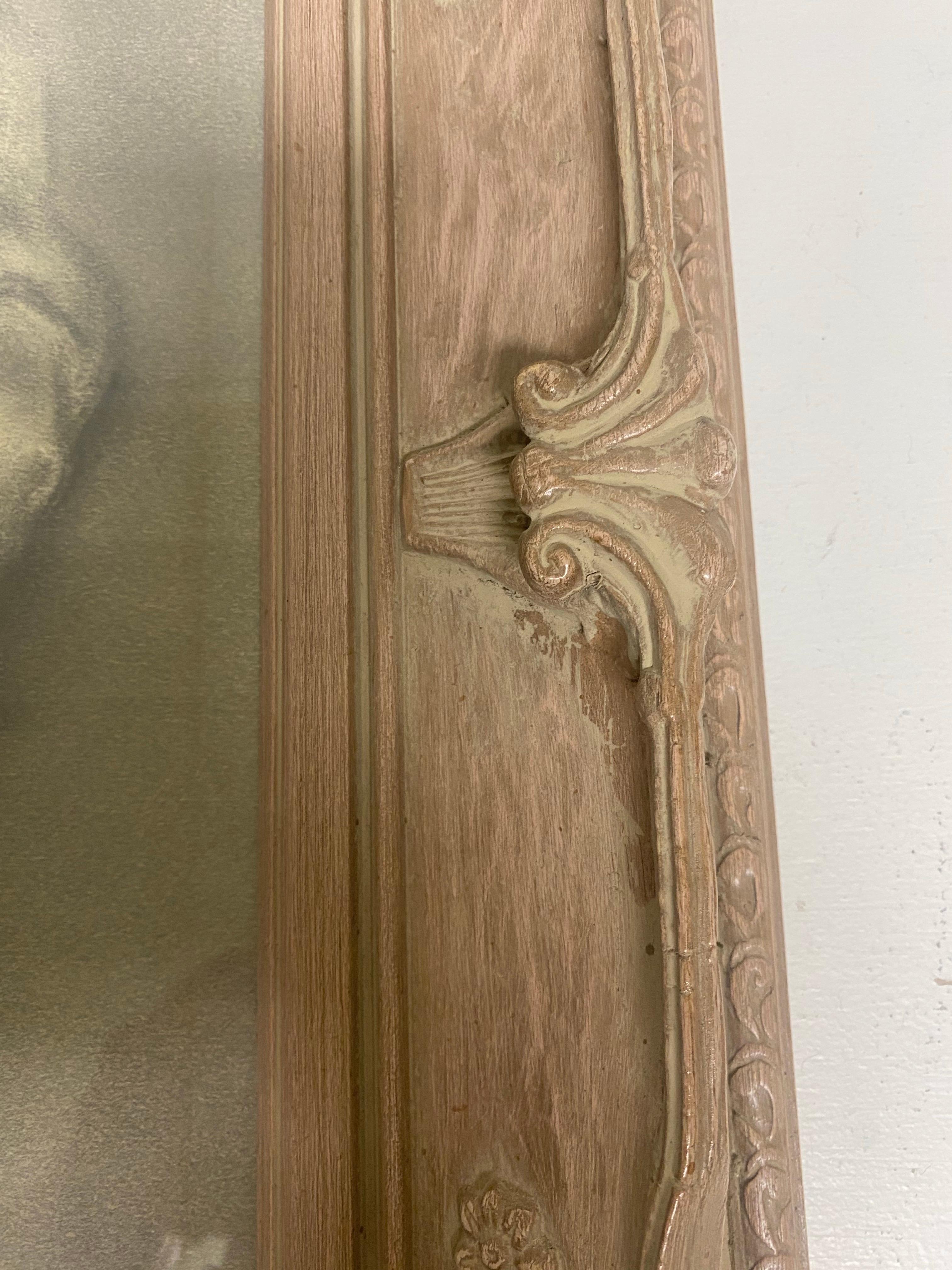 Classical Roman Early 20th century artist study of a classical bust pencil on paper For Sale