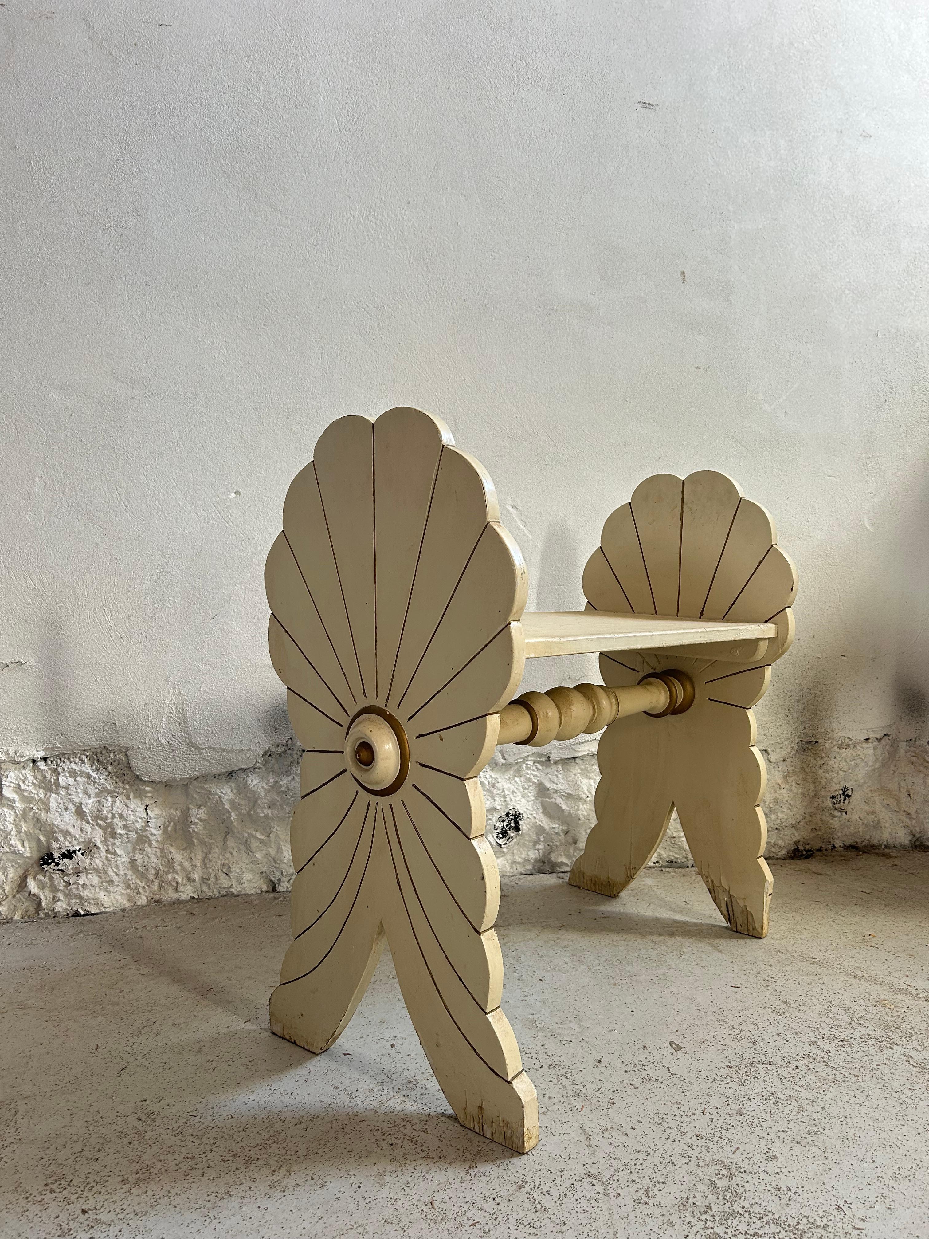 Tabouret Arts and Crafts du début du 20e siècle par un artiste danois, Danemark État moyen - En vente à Valby, 84