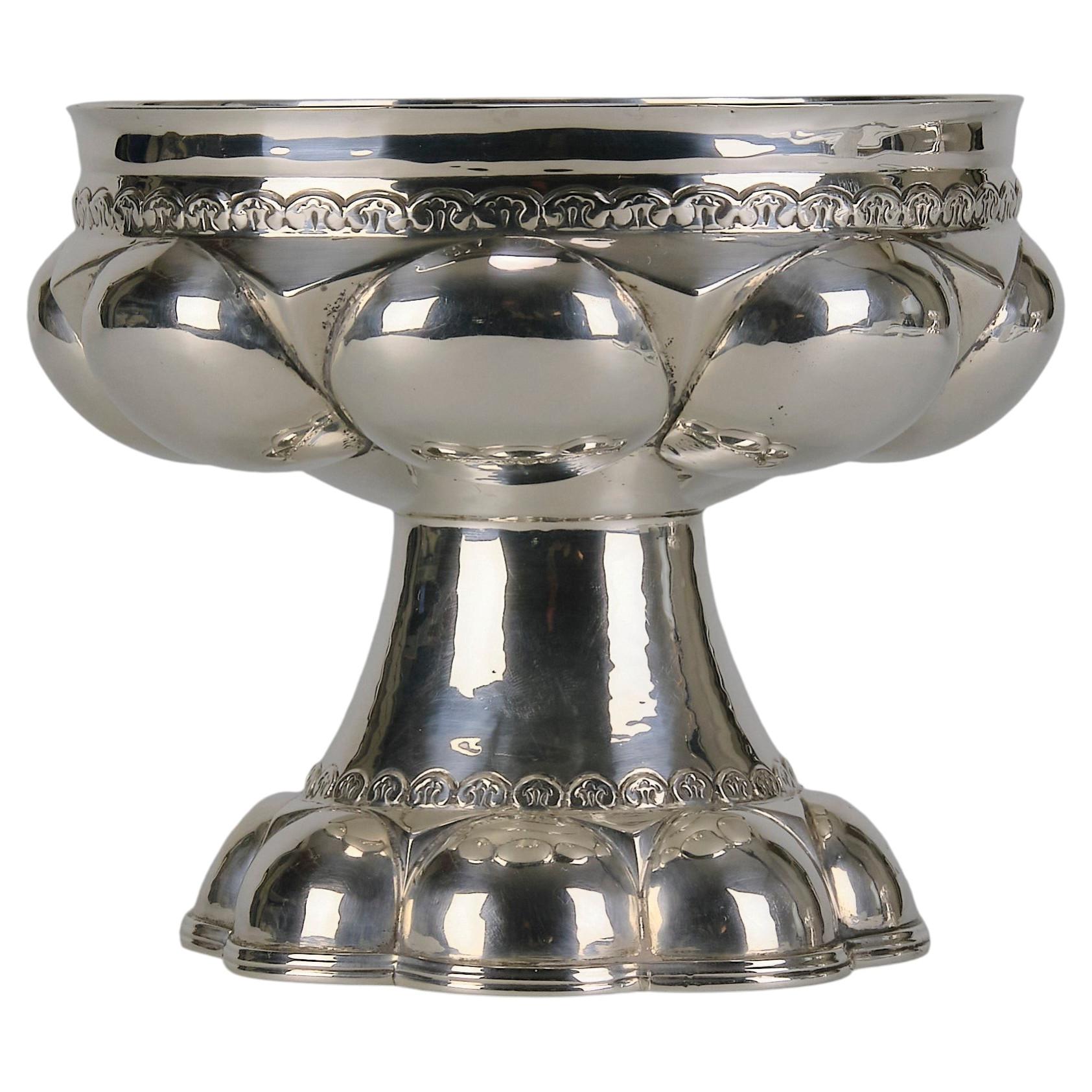 Early 20th Century Arts & Crafts "Silver Chalice" by Nathan and Hayes