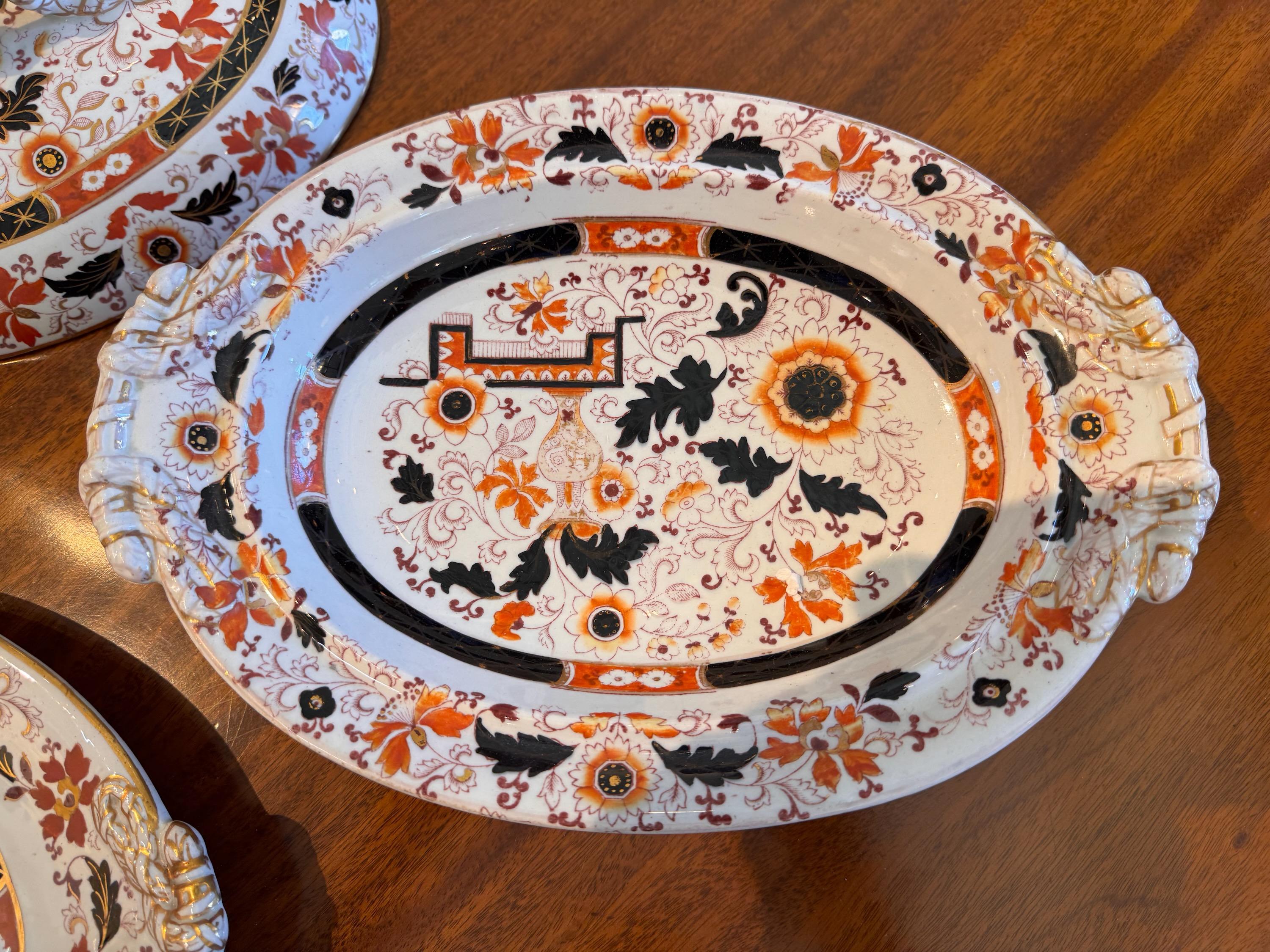 Early 20th Century Ashworth Brothers English Ironstone Serving Dishes- 12 Pieces 6
