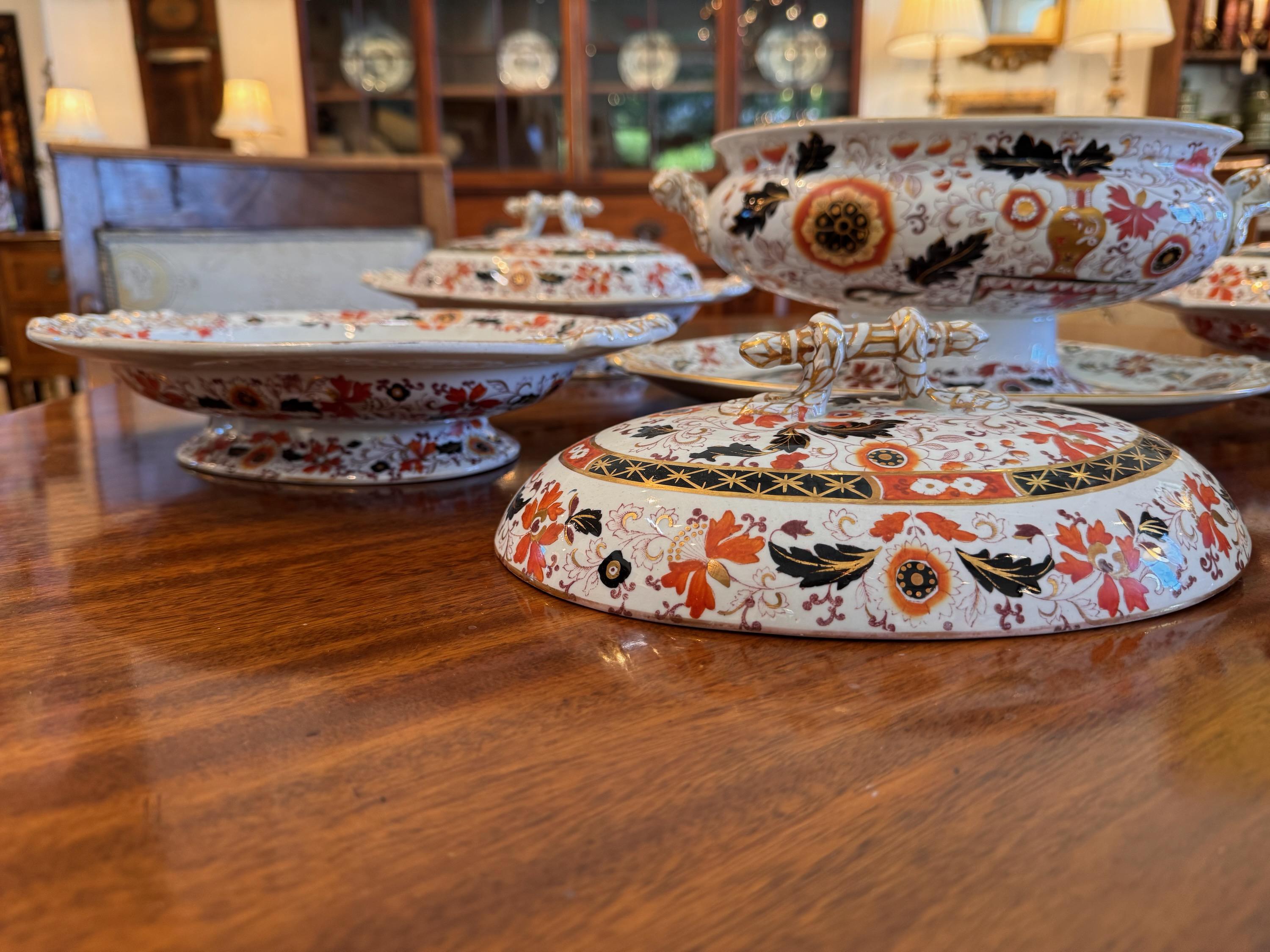 Early 20th Century Ashworth Brothers English Ironstone Serving Dishes- 12 Pieces 12