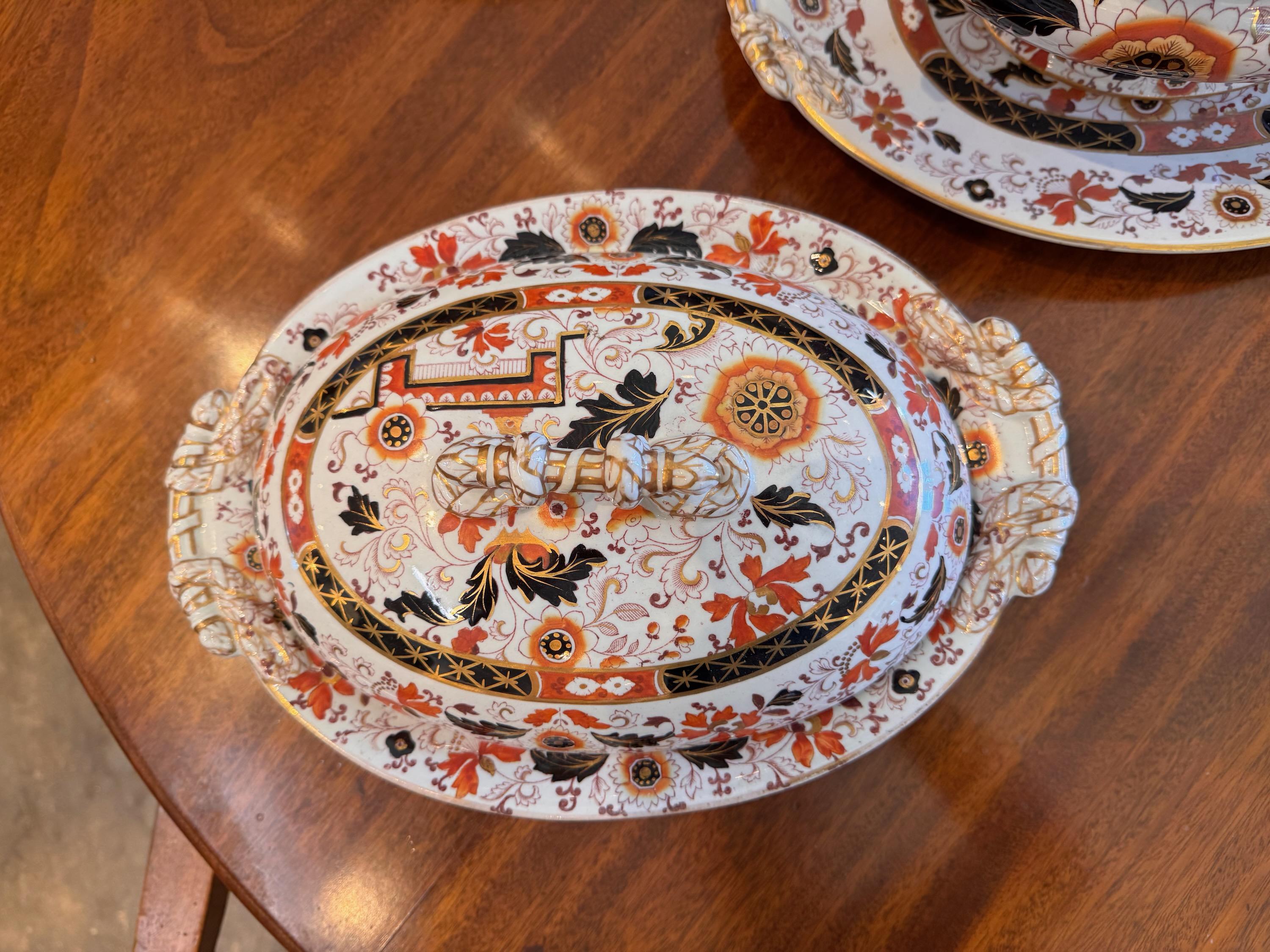 Early 20th Century Ashworth Brothers English Ironstone Serving Dishes- 12 Pieces 1