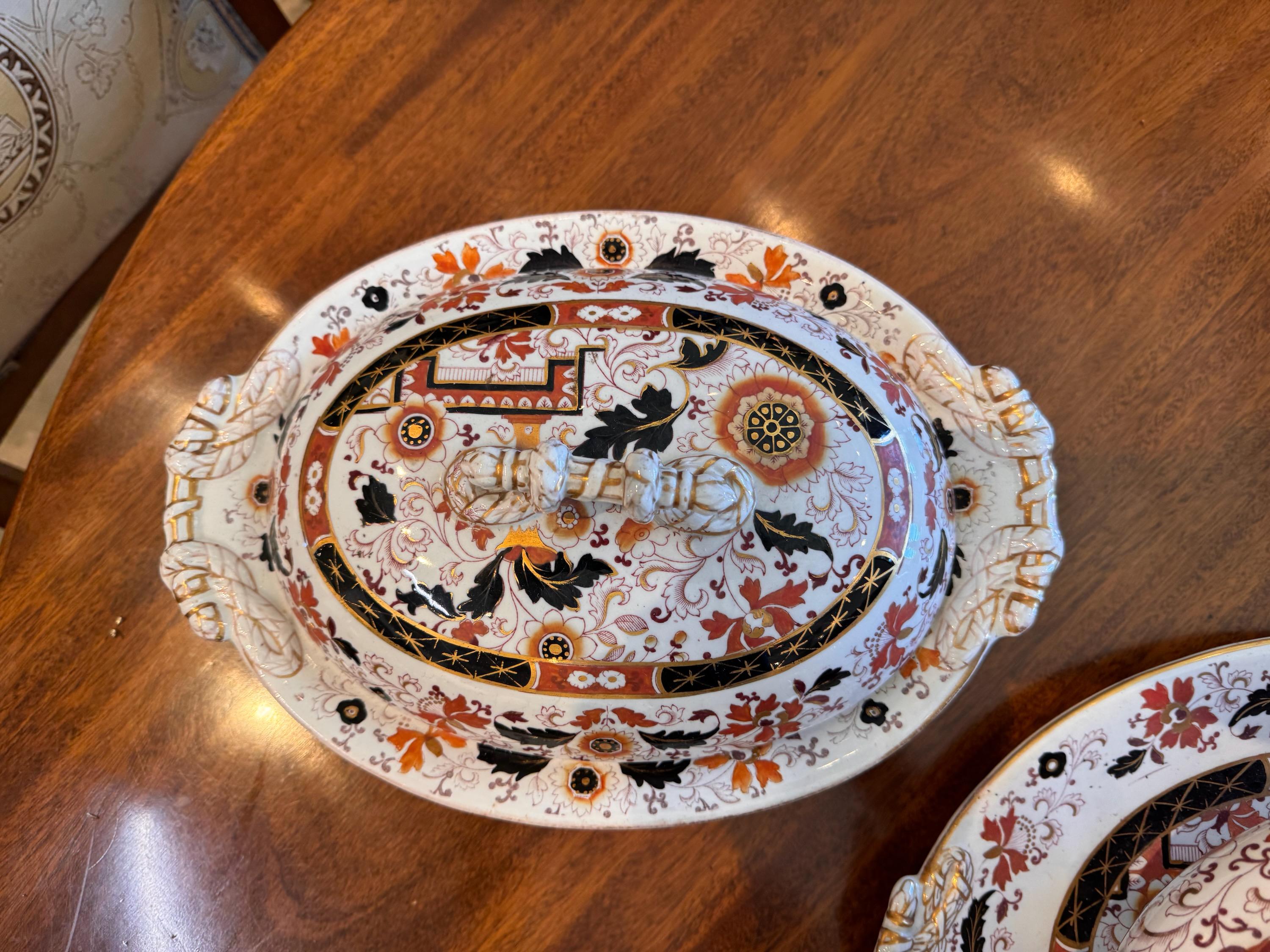 Early 20th Century Ashworth Brothers English Ironstone Serving Dishes- 12 Pieces 2