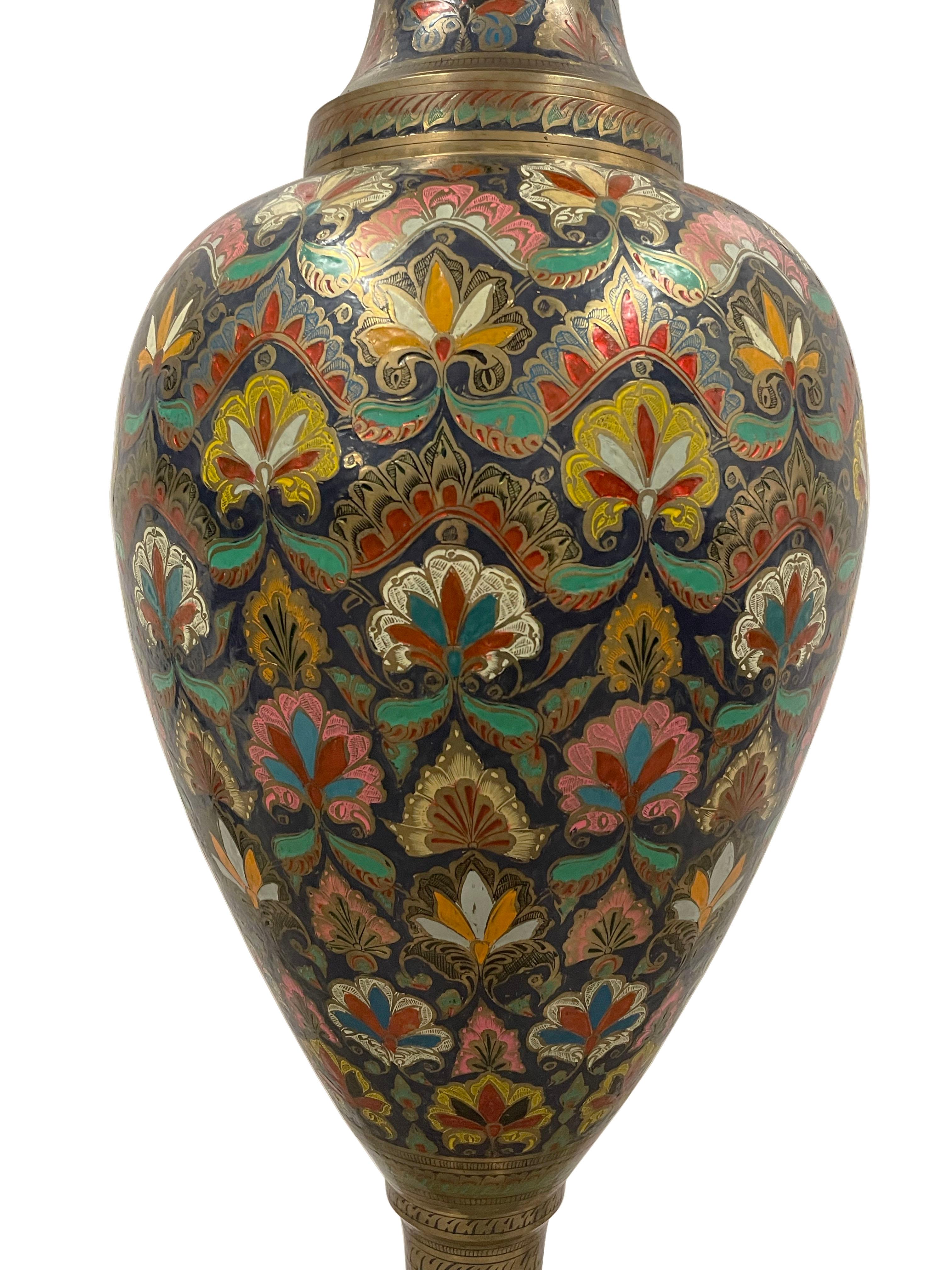 asian floor vase