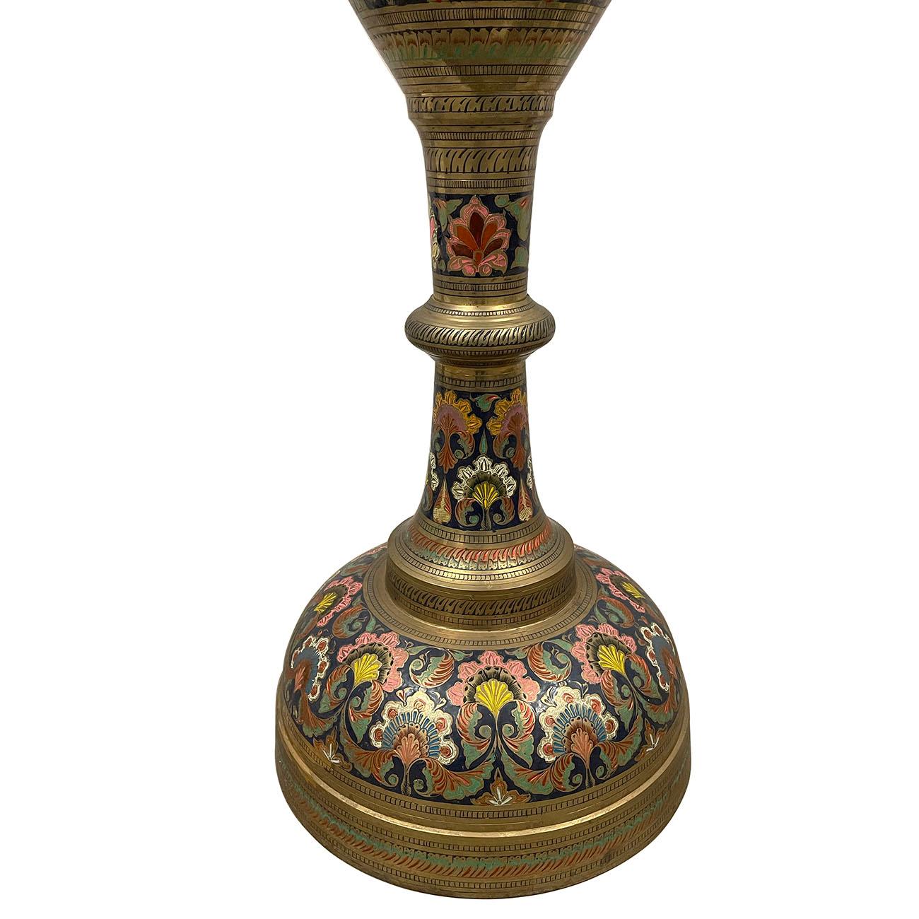 bronze floor vase